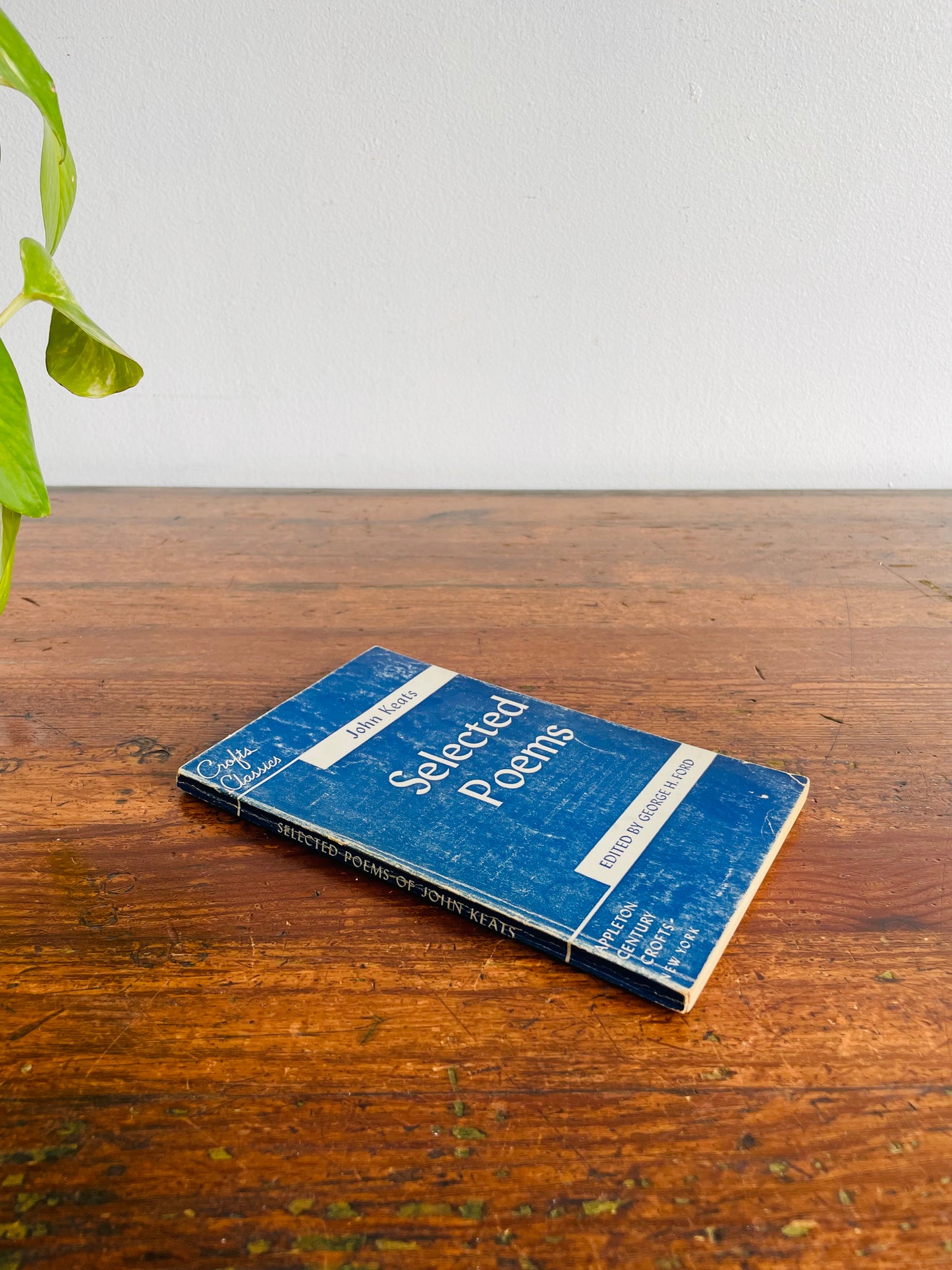 Crofts Classics Selected Poems by John Keats - Edited by George H. Ford Paperback Book (1950)