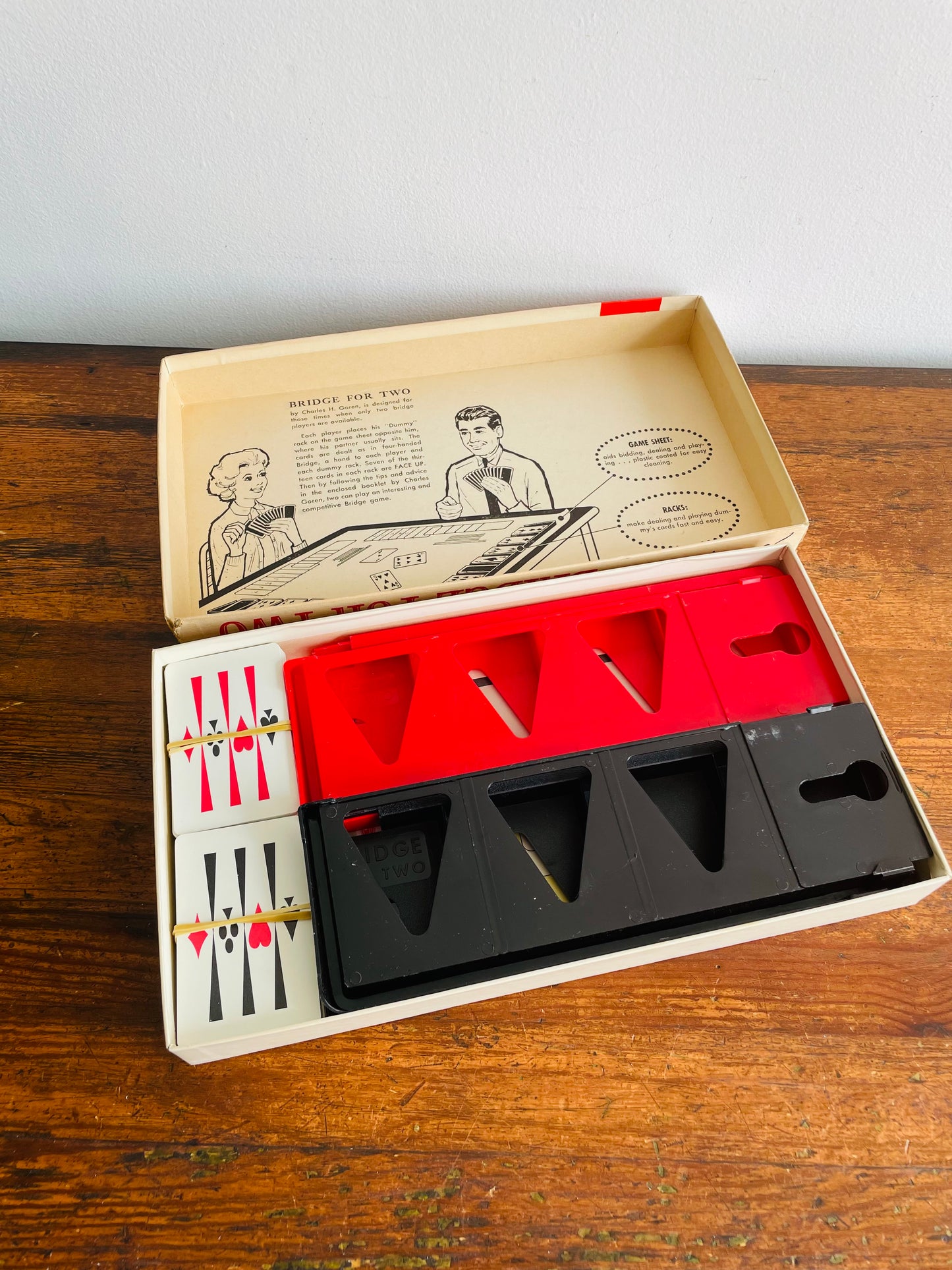 1964 Milton Bradley Company Charles Goren Bridge for Two Fine Edition Game