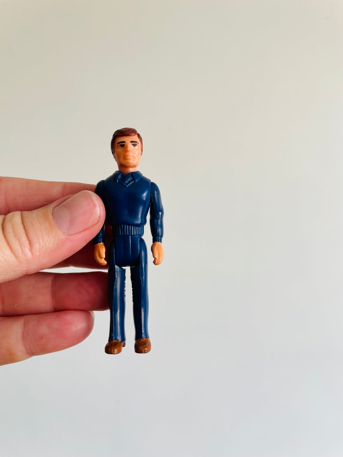 1984-1985 Fisher Price Construx Articulated Action Figures - Space Reactor, Astronaut & #6140 Road Rig Man