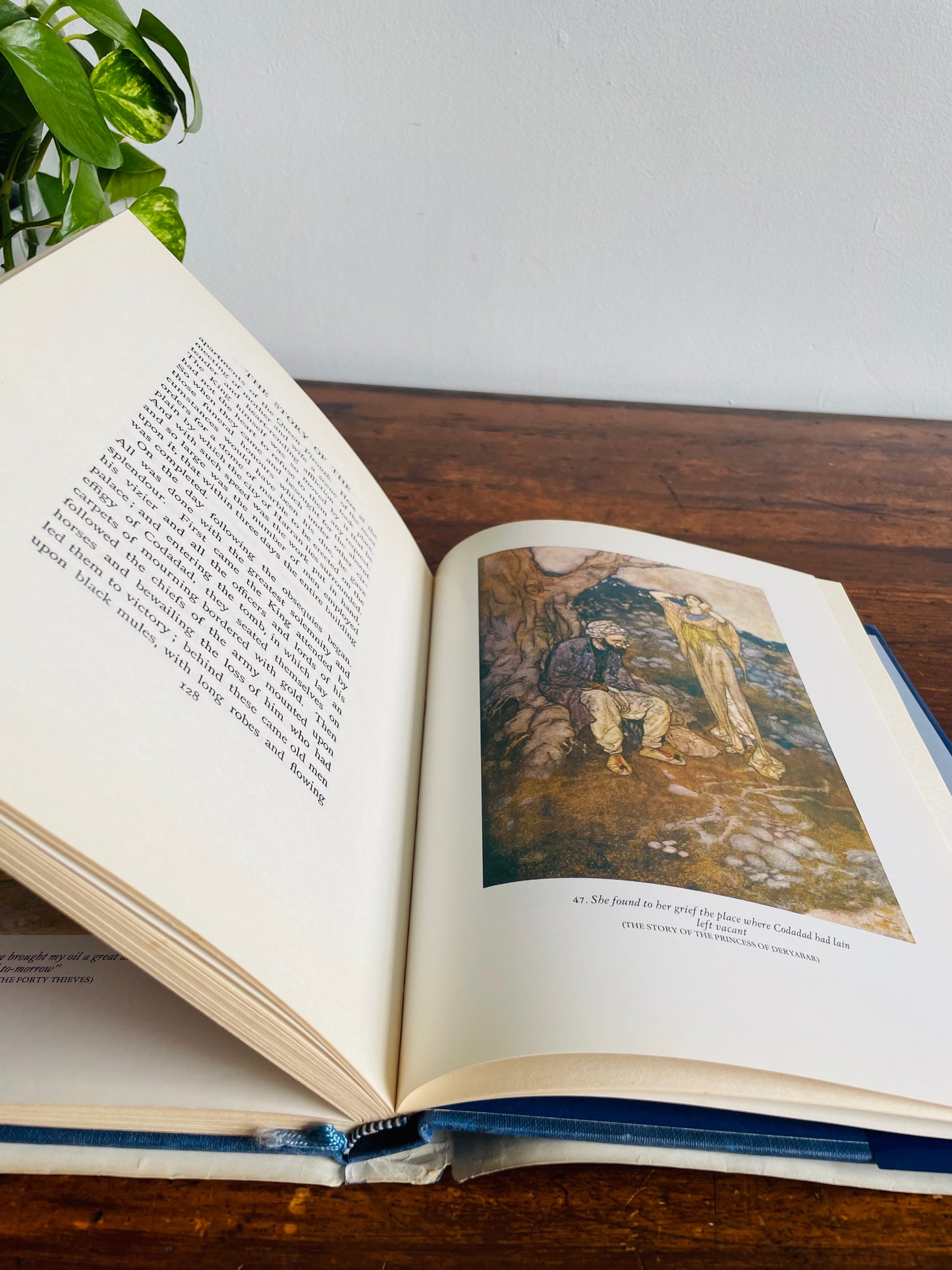 Arabian Nights Hardcover Book - Classic Collector's Series Selection of Tales Retold by Laurence Houseman & Illustrated by Edmund Duluc (1983)
