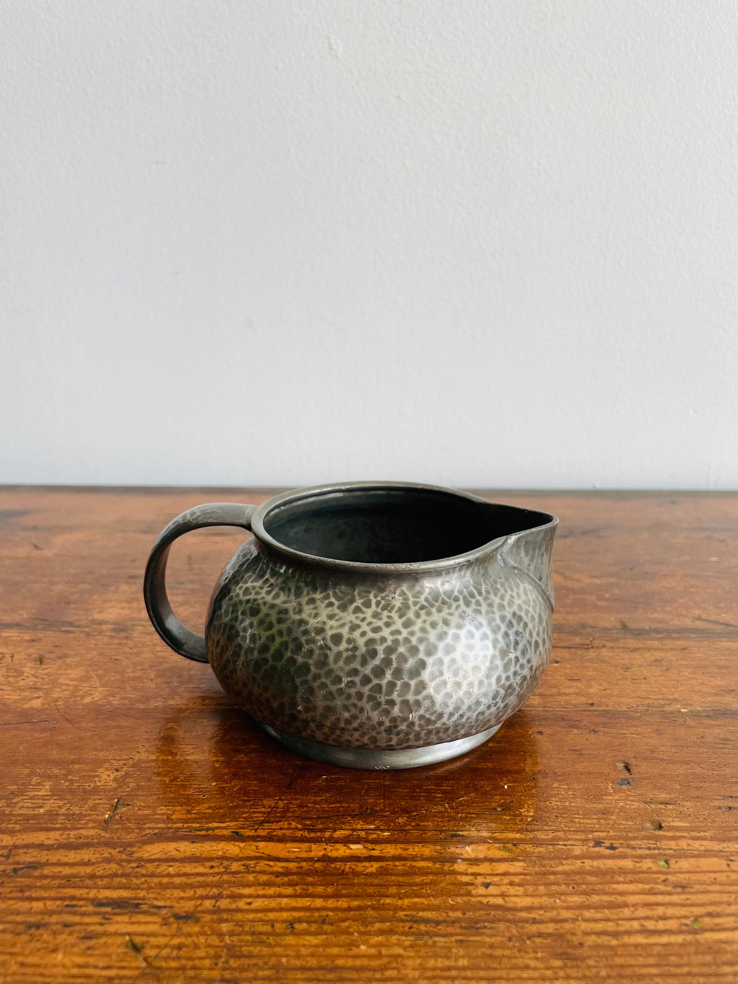 Hammered English Pewter 01075 Creamer Pitcher Jug - Made in England