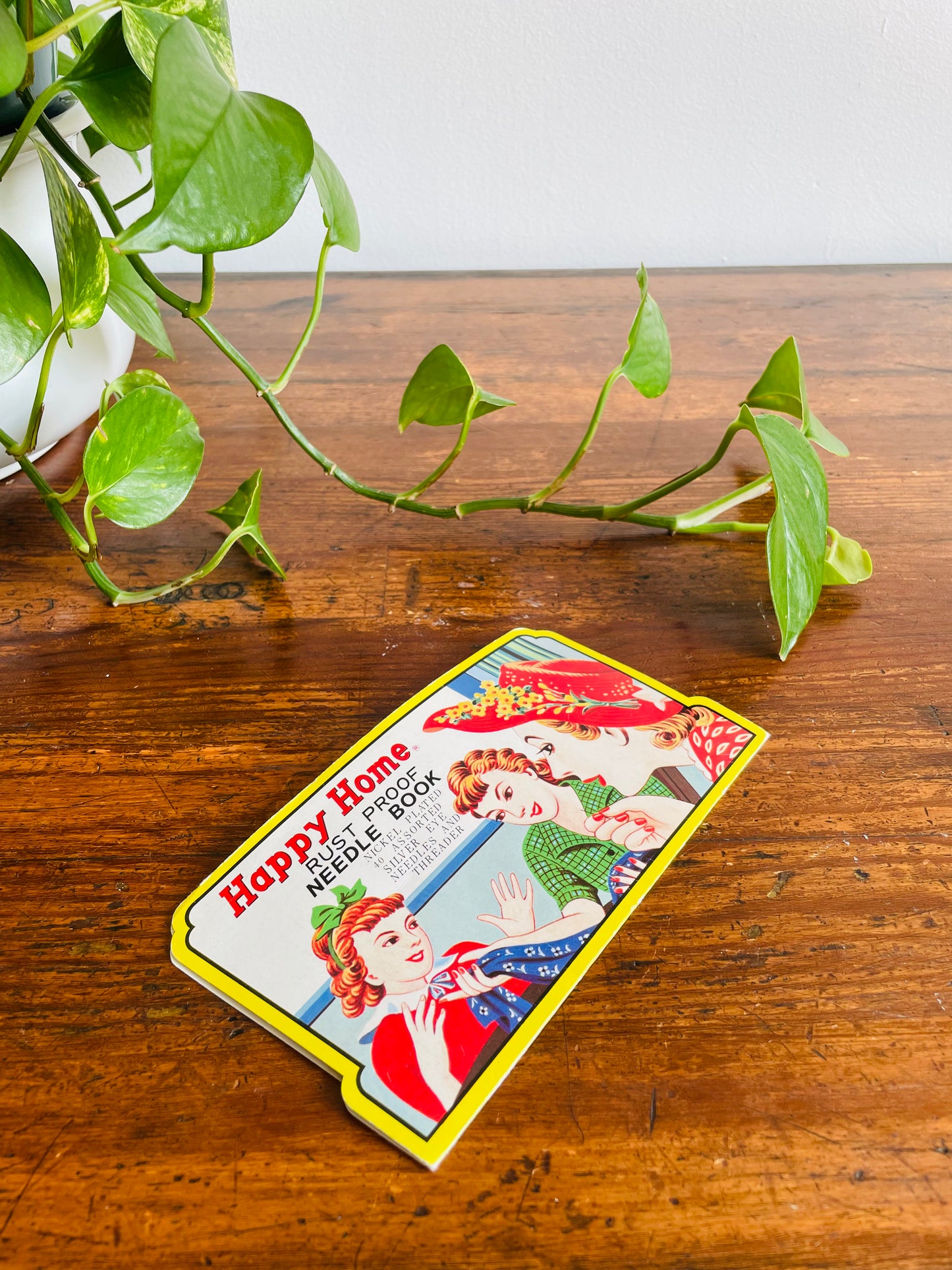 1950s Happy Home Rust Proof Needle Book - Made in Japan