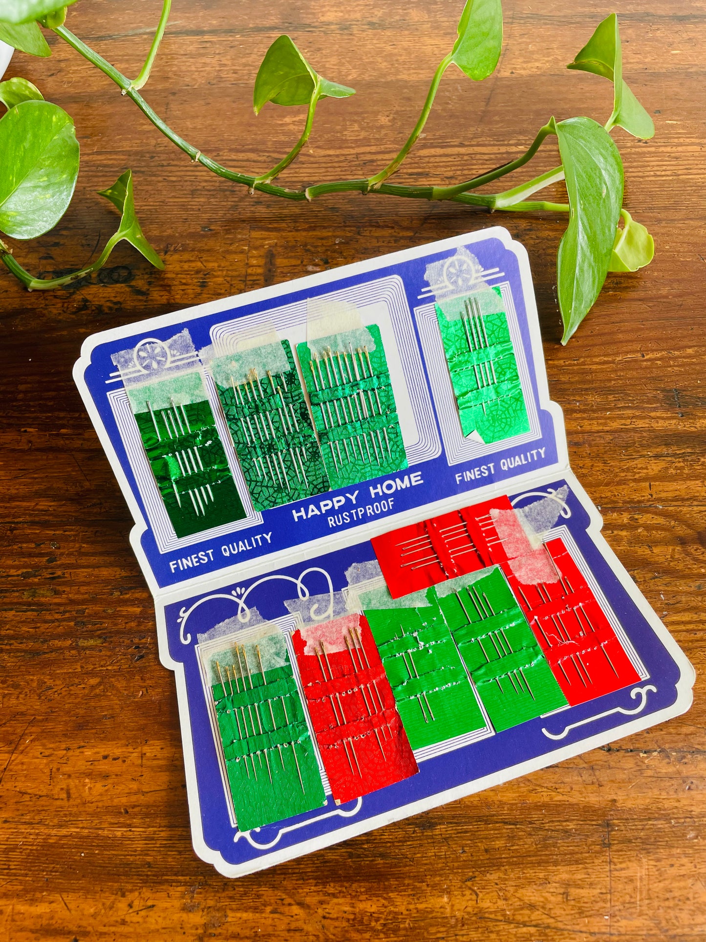1950s Happy Home Rust Proof Needle Book - Made in Japan