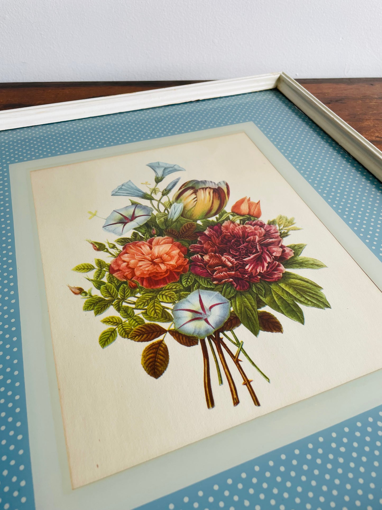 Framed Bouquet of Flowers - Botanical Print by J.L. Prevost