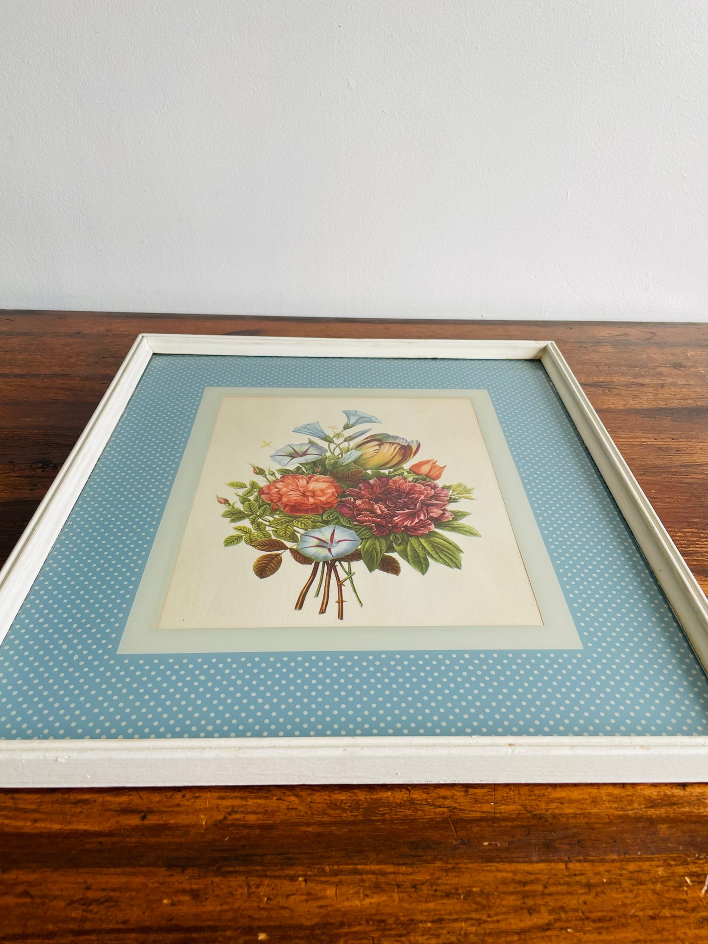Framed Bouquet of Flowers - Botanical Print by J.L. Prevost