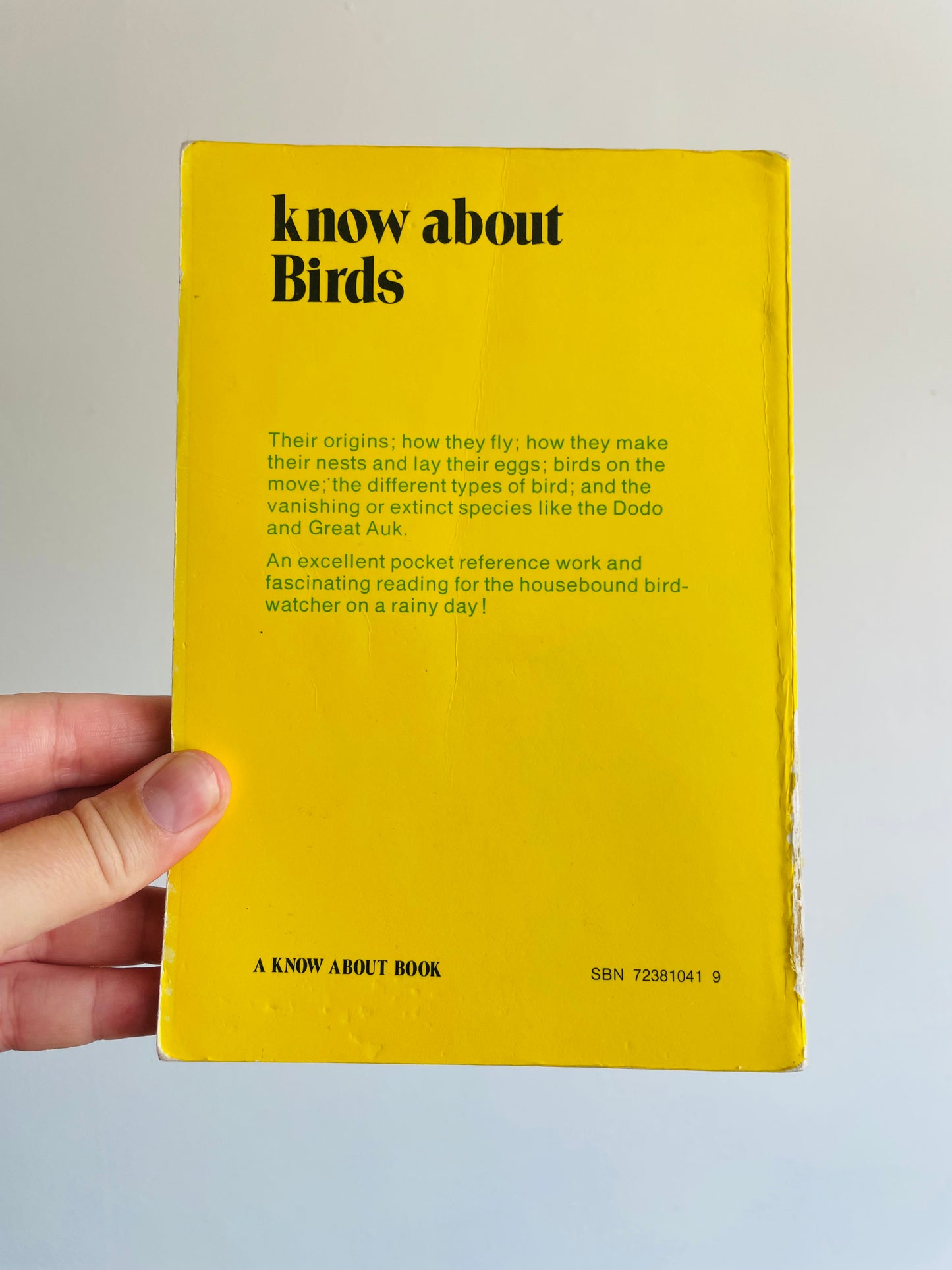 Know About Birds Book by Frederick Edwards (1975)