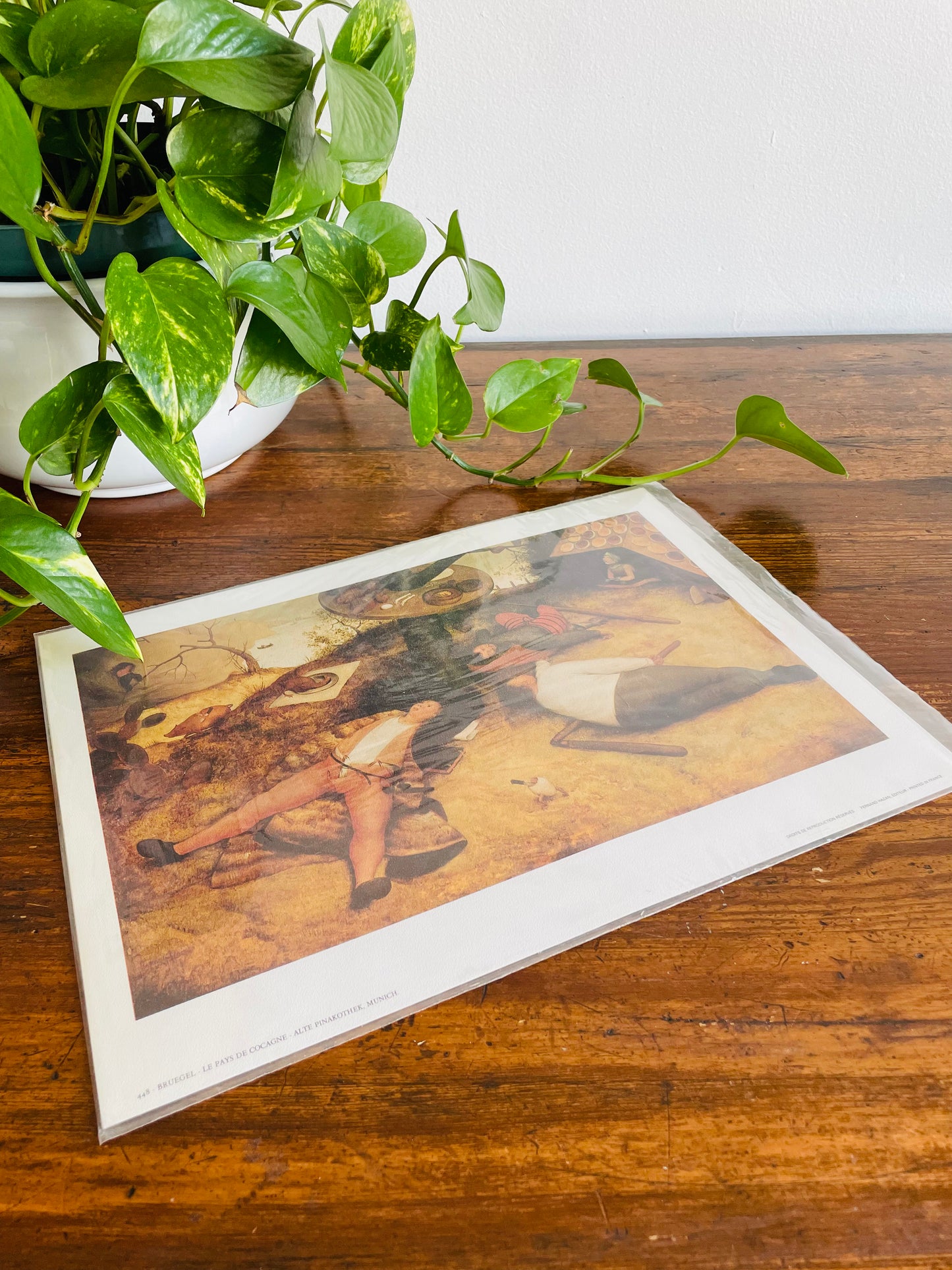Bruegel 'Le Pays De Cocagne' Poster Print - 9.5" by 12.5"