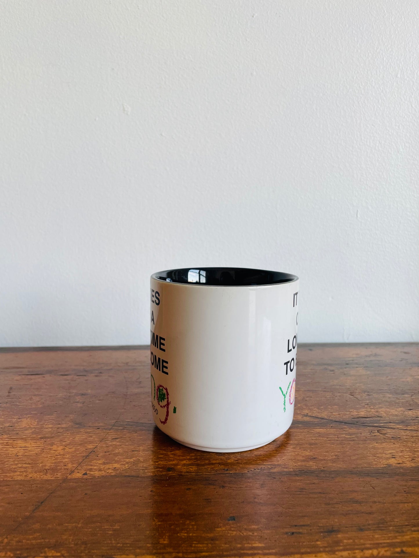 Pablo Picasso Mug - It Takes One a Long Time to Become Young