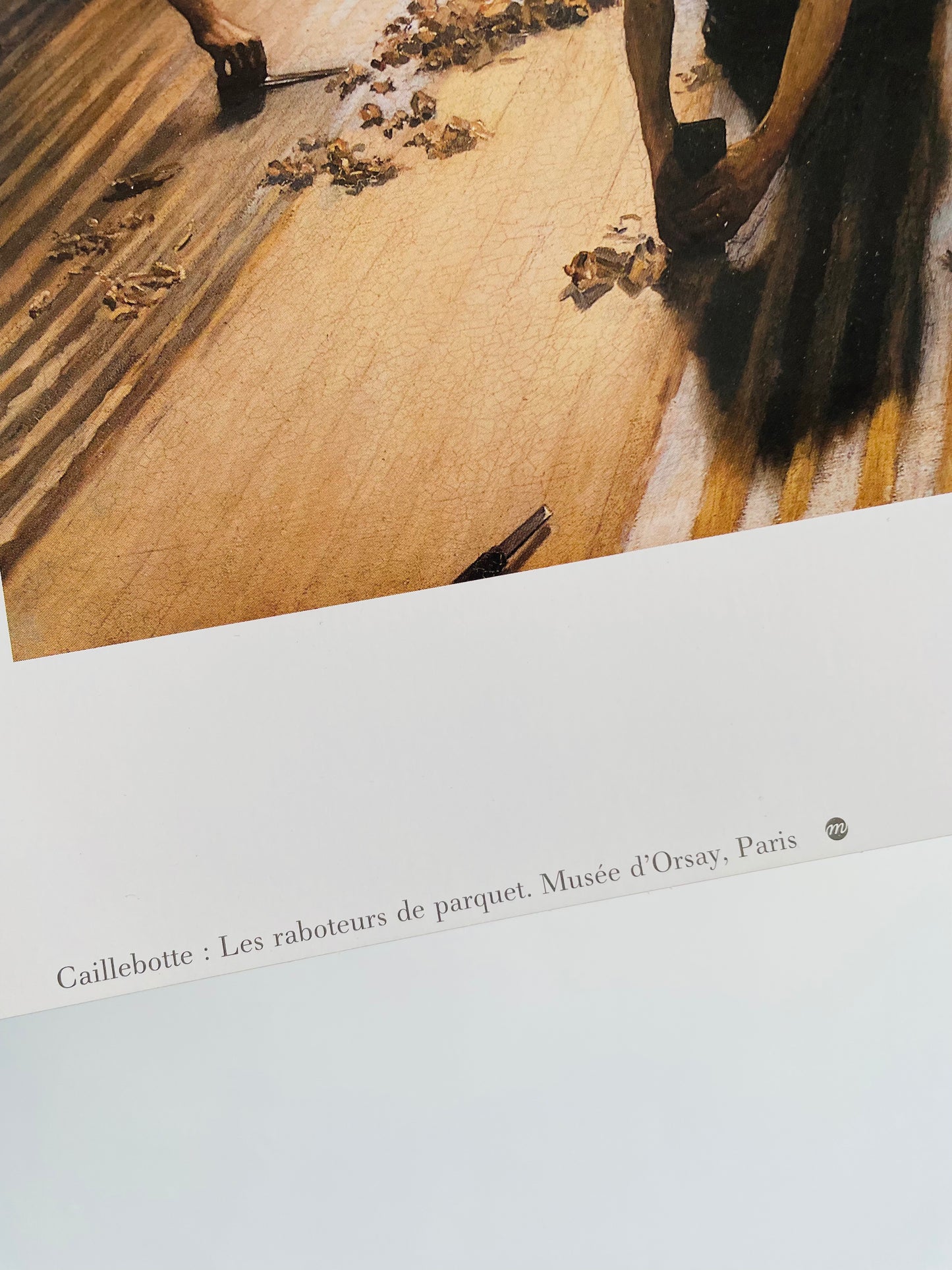 Gustave Caillebotte 'Les Raboteurs de Parquet' Poster Print - 9.5" by 11.75"