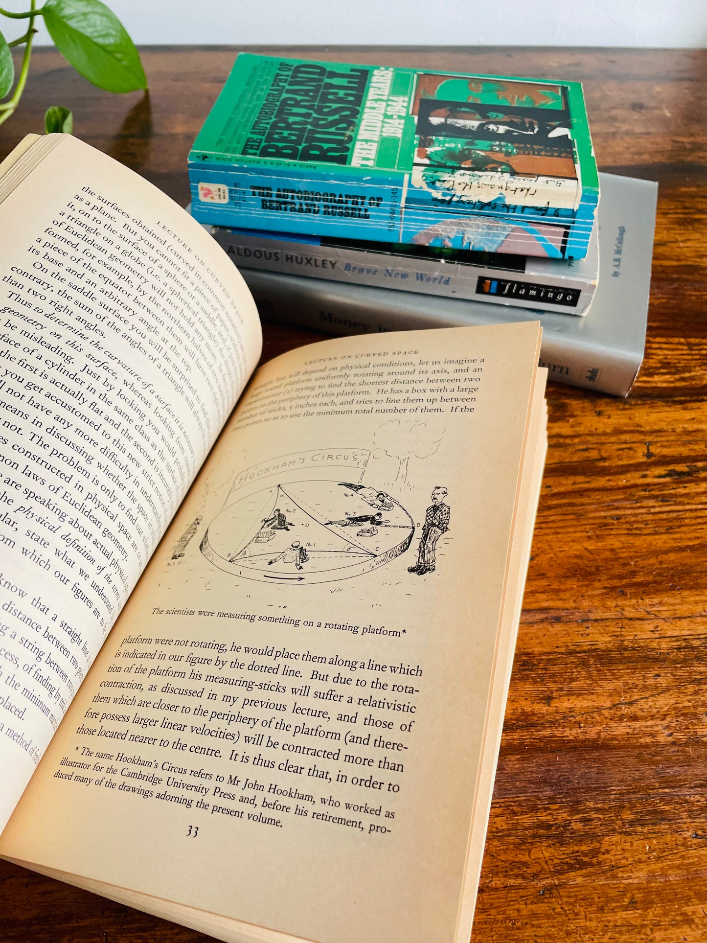 Science, Math & Money Vintage Book Bundle - Huxley, Bertrand Russell, Mr. Tomkins, Money