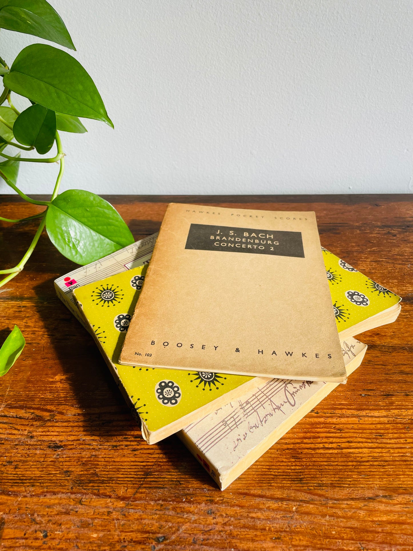 Music Vintage Book Bundle - Beethoven, Bach