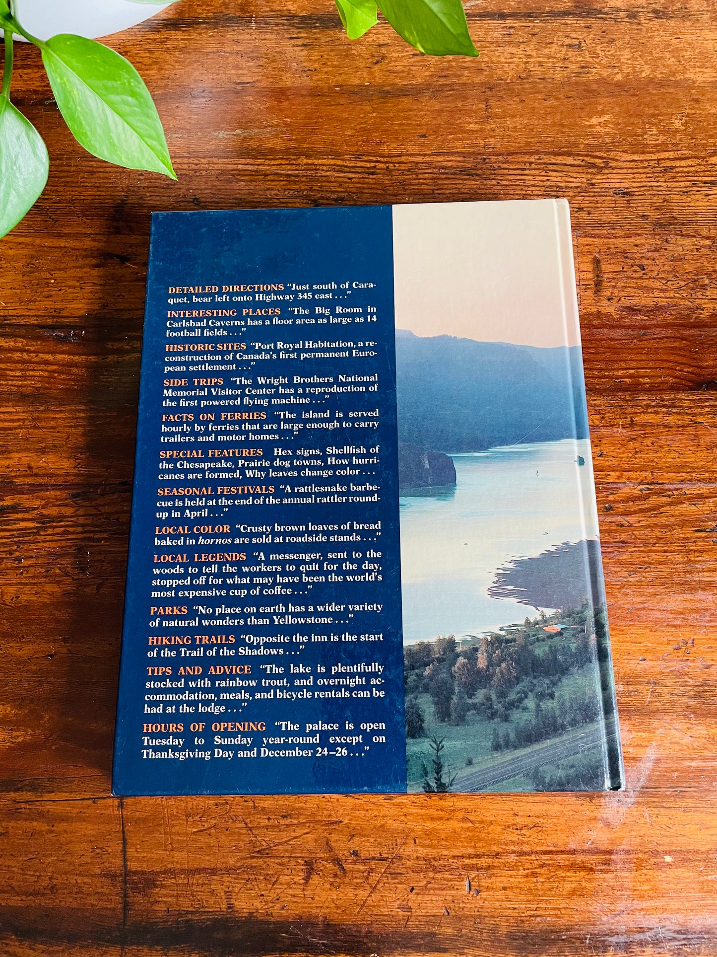 CAA Handpicked Tours of North America Hardcover Book (1984)