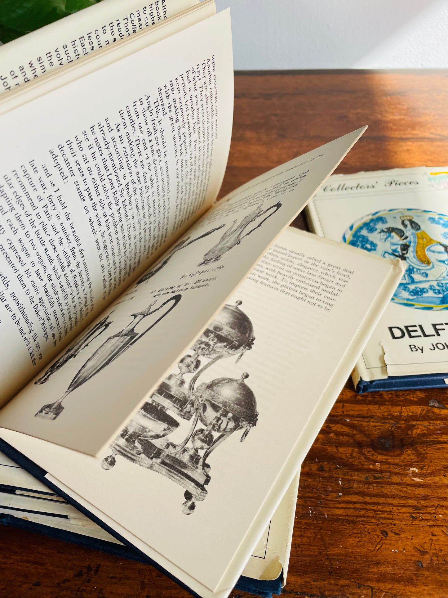 Collector's Pieces Vintage Book Bundle - Lustre, Silhouettes, Delftware, Staffordshire, Sheffield