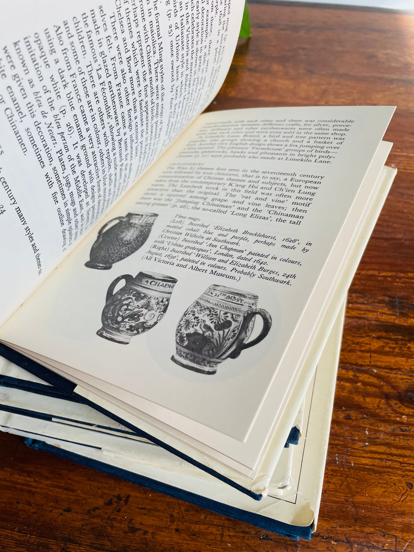 Collector's Pieces Vintage Book Bundle - Lustre, Silhouettes, Delftware, Staffordshire, Sheffield