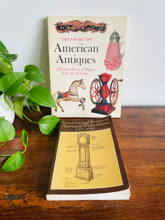 Antique Guides Vintage Book Bundle - American Antiques, Antique Furniture Restoration