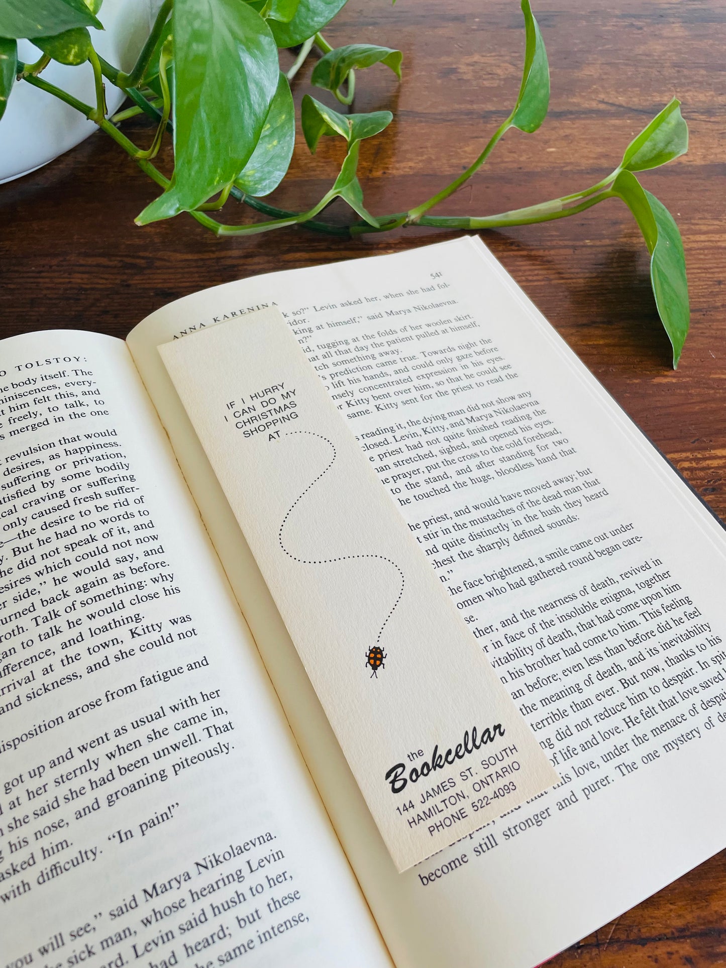 Vintage Bookmark - The Bookcellar 144 James Street South, Hamilton Ontario #3