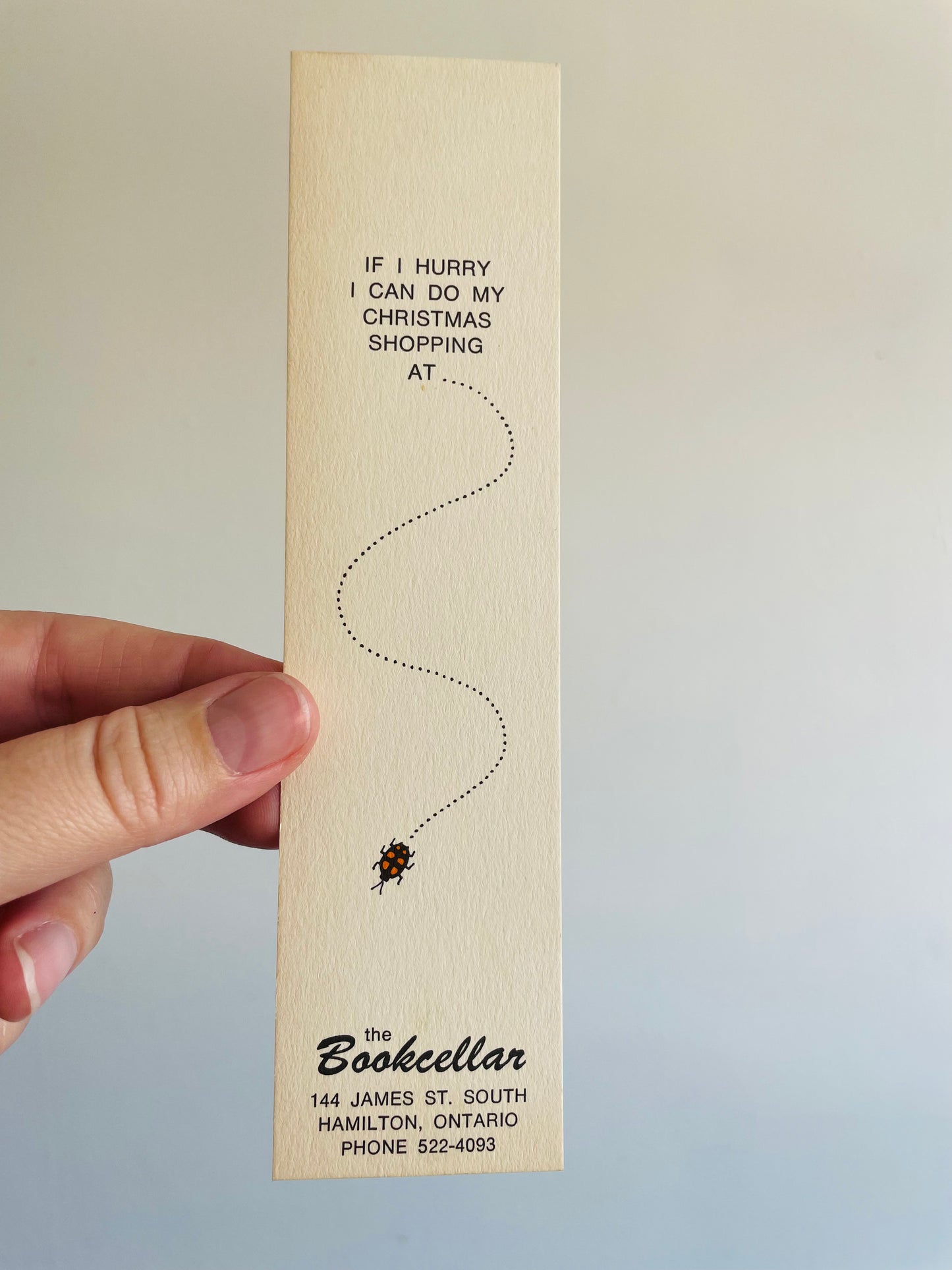 Vintage Bookmark - The Bookcellar 144 James Street South, Hamilton Ontario #3