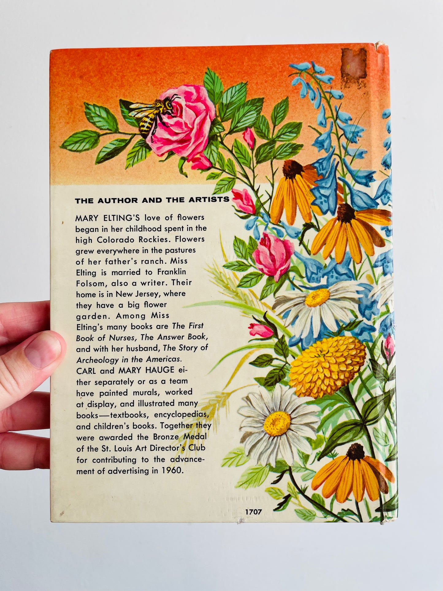 Flowers and What They Are by Mary Elting - A Whitman Learn About Book - Hardcover (1961)