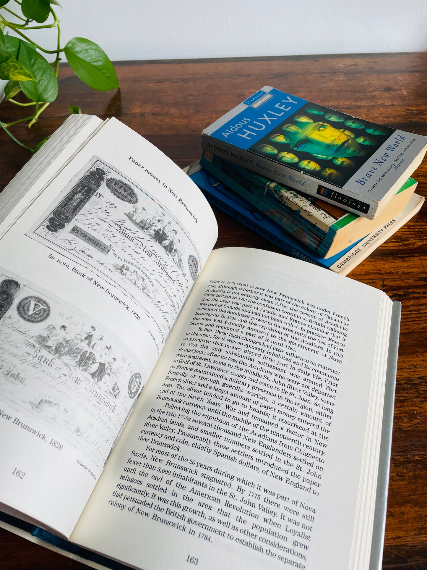 Science, Math & Money Vintage Book Bundle - Huxley, Bertrand Russell, Mr. Tomkins, Money