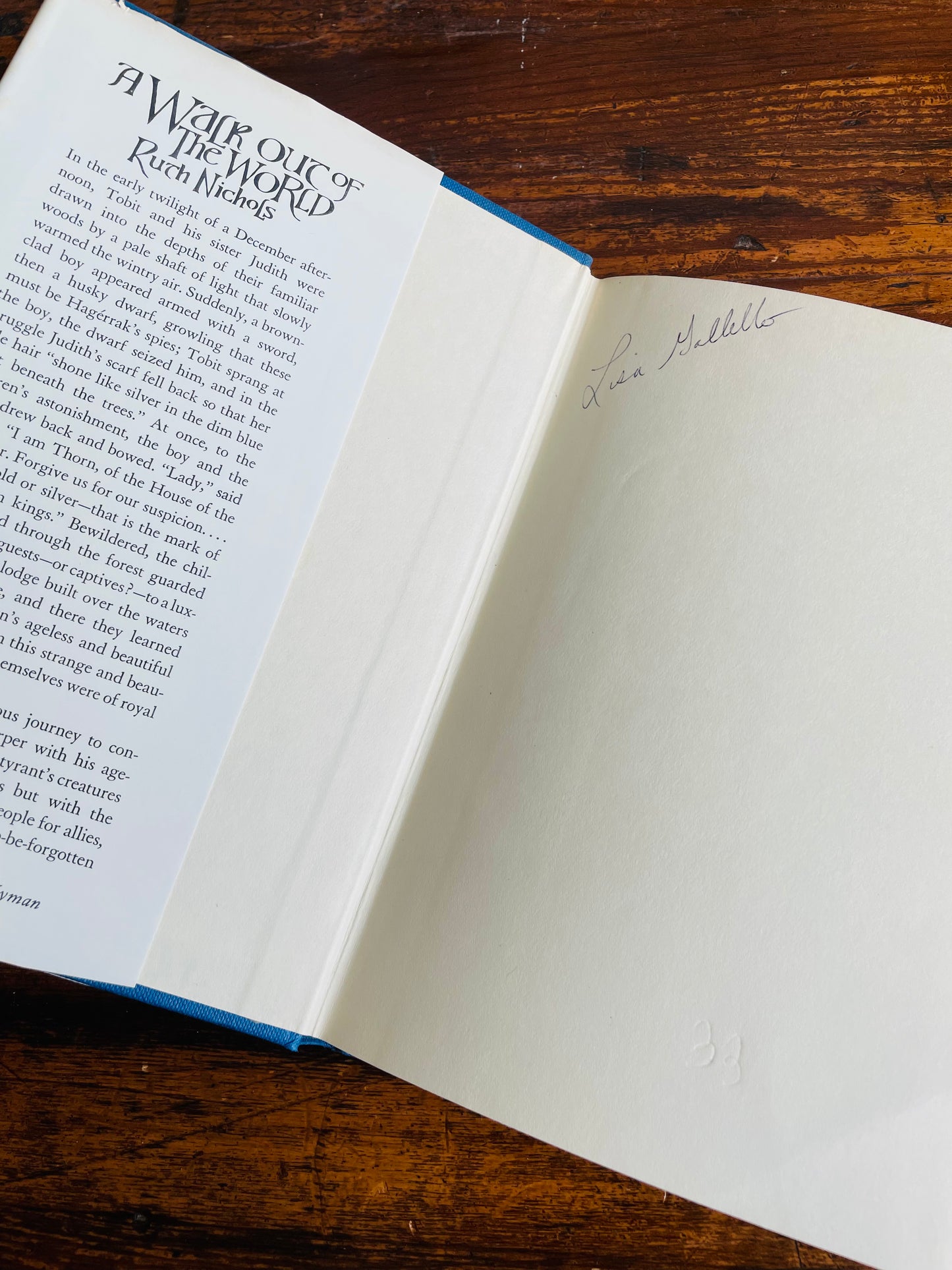 A Walk Out of the World - Ruth Nichols (1969) - Vintage Book