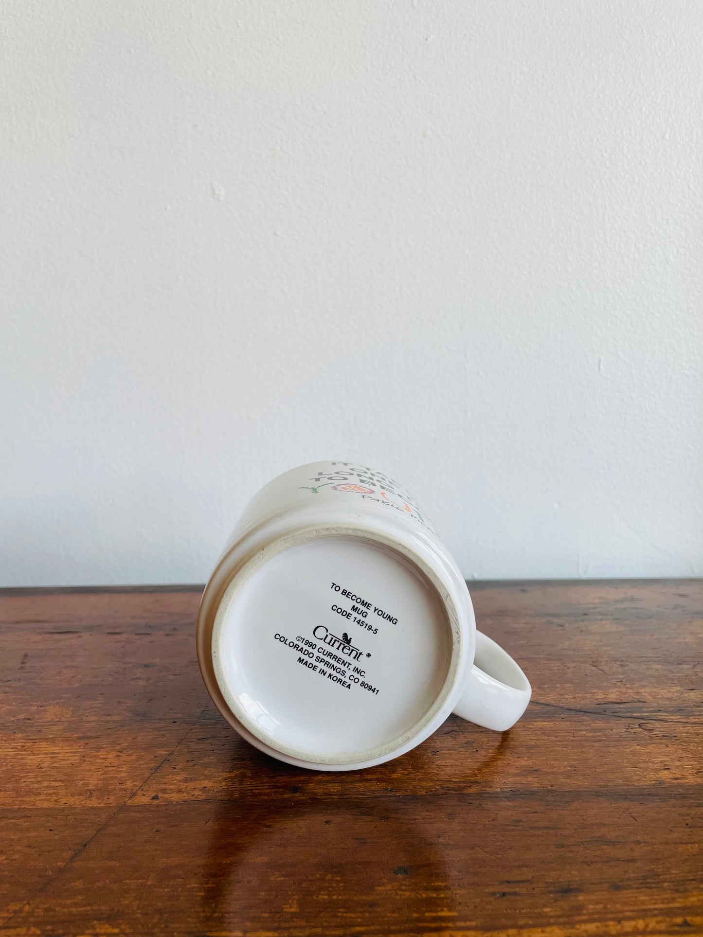 Pablo Picasso Mug - It Takes One a Long Time to Become Young