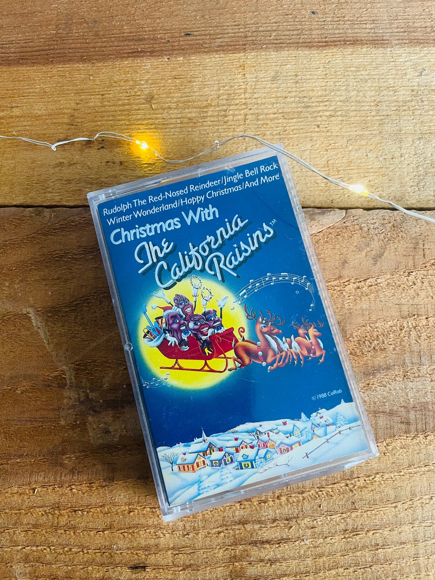 Christmas With the California Raisins Cassette Tape (1988)