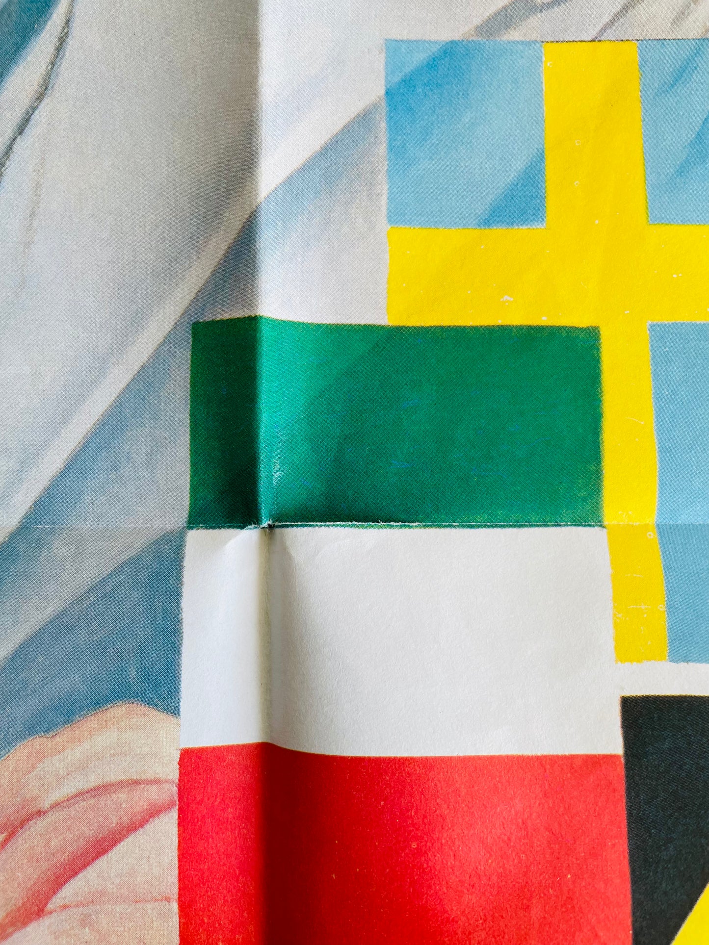 1978 National Geographic Close-Up USA Map - New York, New Jersey, Pennsylvania