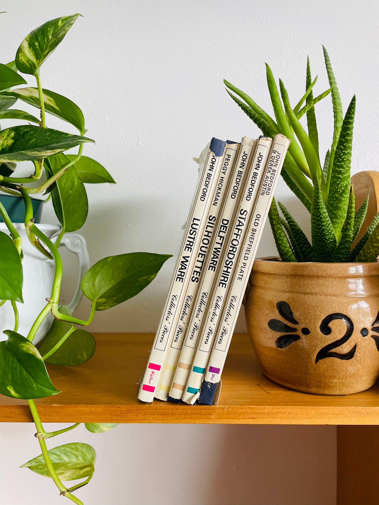 Collector's Pieces Vintage Book Bundle - Lustre, Silhouettes, Delftware, Staffordshire, Sheffield