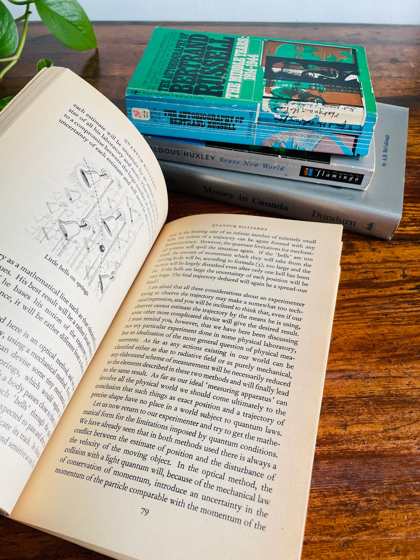 Science, Math & Money Vintage Book Bundle - Huxley, Bertrand Russell, Mr. Tomkins, Money
