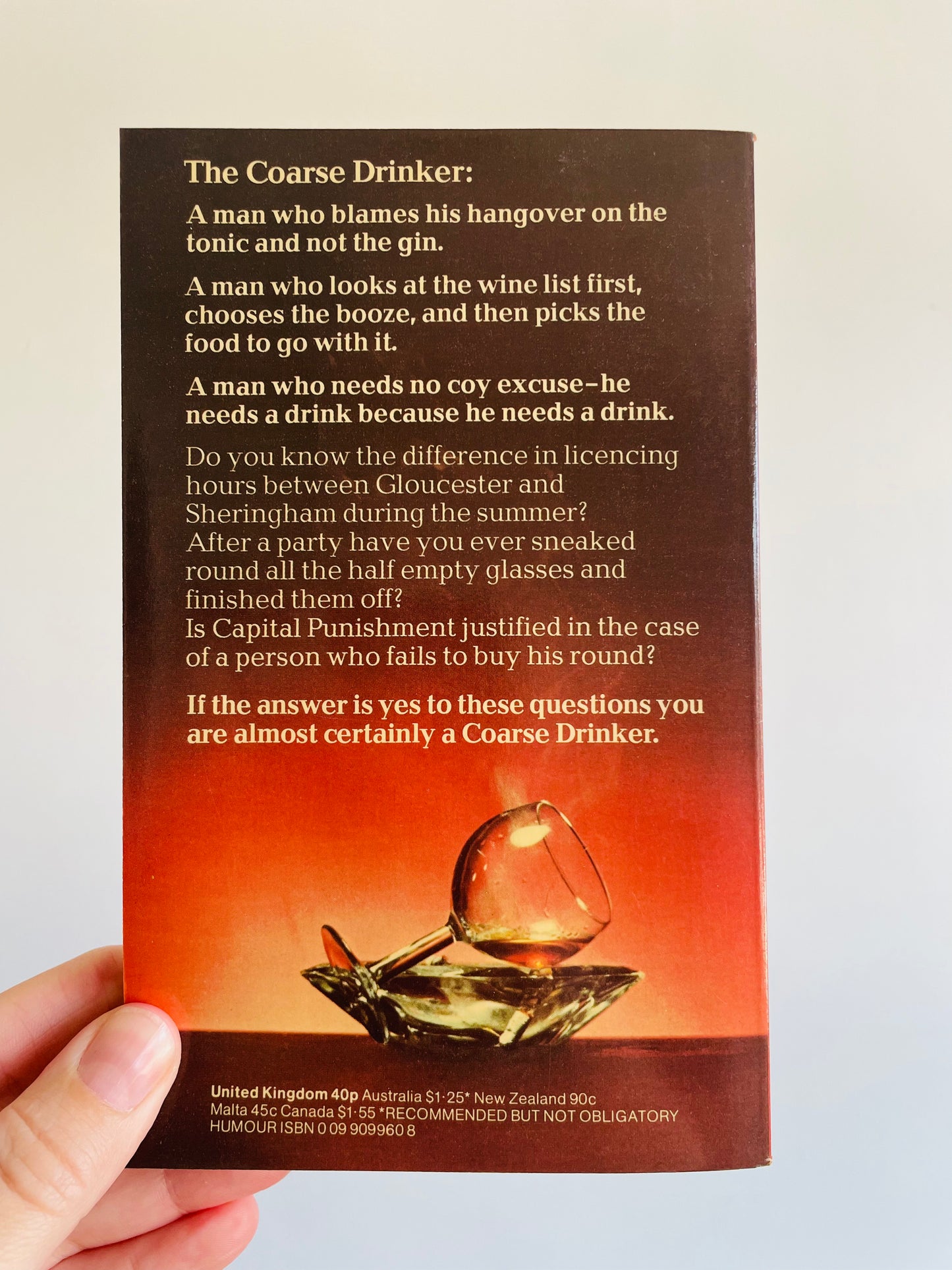 The Art of Coarse Drinking - Michael Green (1975) Paperback Book