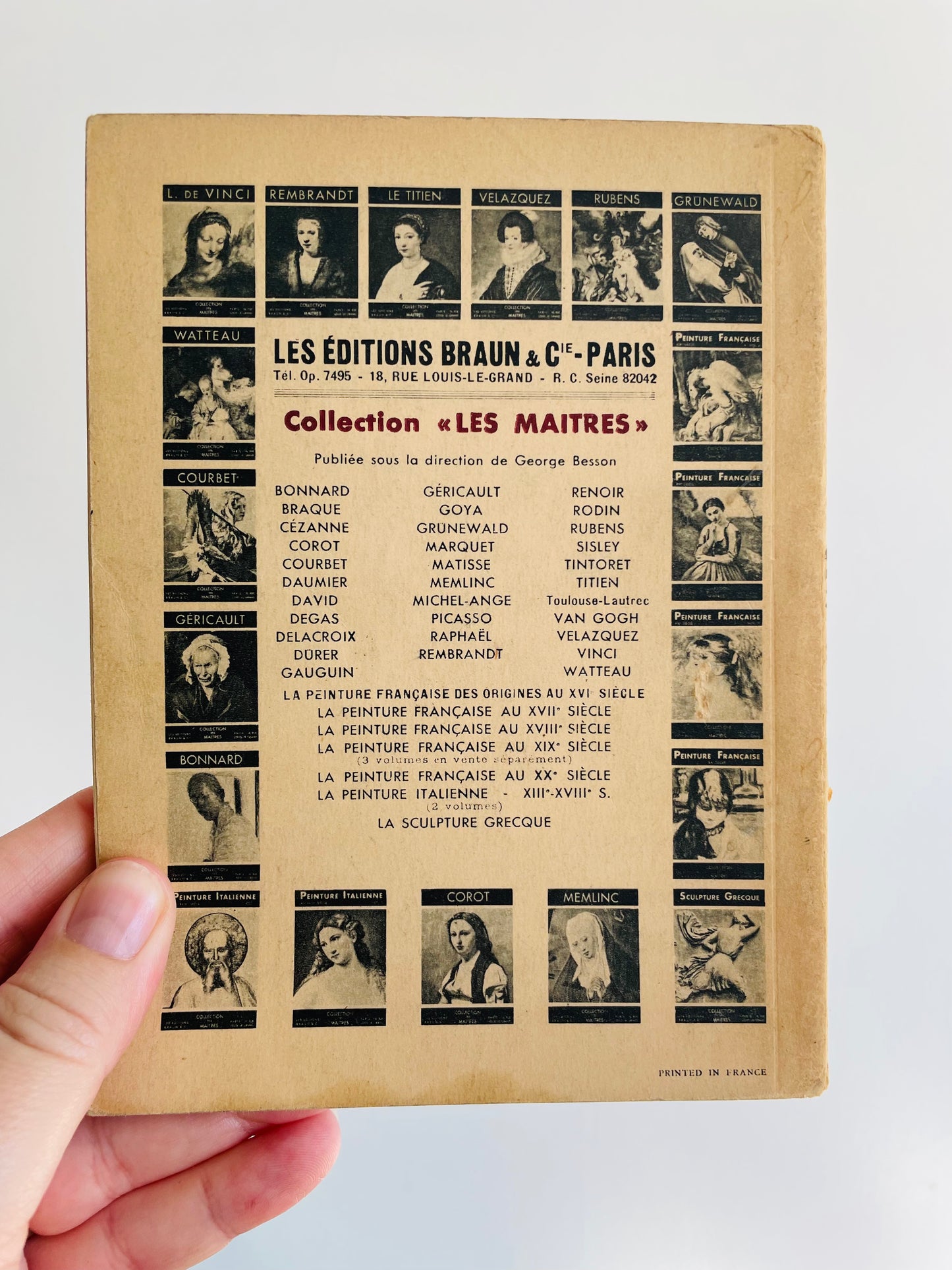 Manet Collection des Maitres - Art Pocket Book