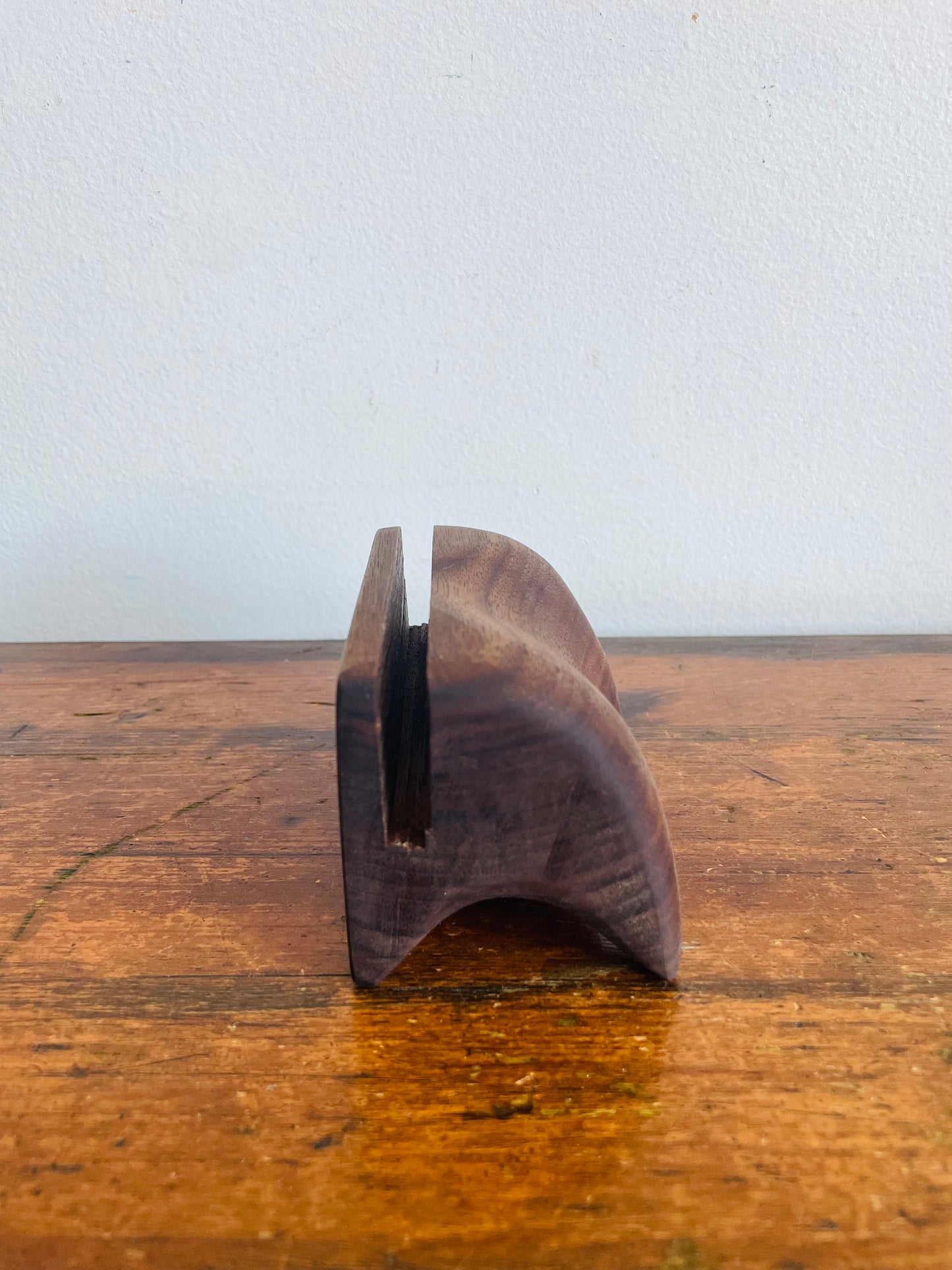 Vintage Handmade Modernist Style Wood Easel Holder - Perfect for Displaying Art, Photos, Cards, Sign, Etc.