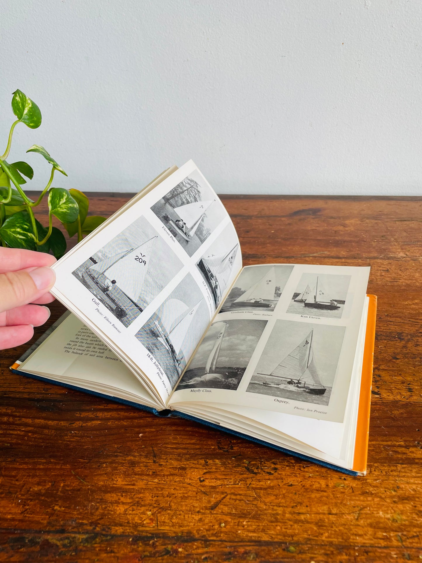 Vintage Beginning in Dinghies Clothbound Hardcover Book by John Fisher (1962)
