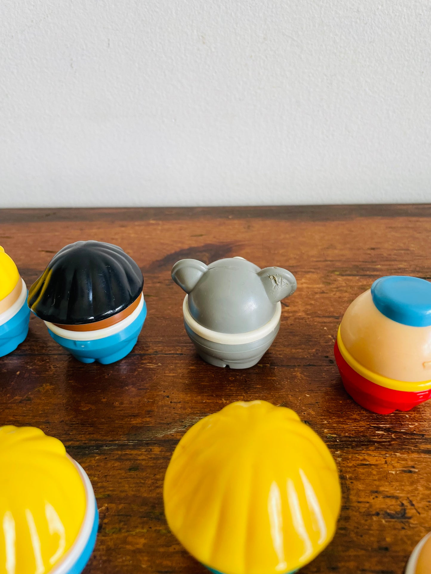 Vintage Little Tikes Toddle Tots Chunky Round People Toy Figurines - Lot of 13 - 10 People / 3 Animals