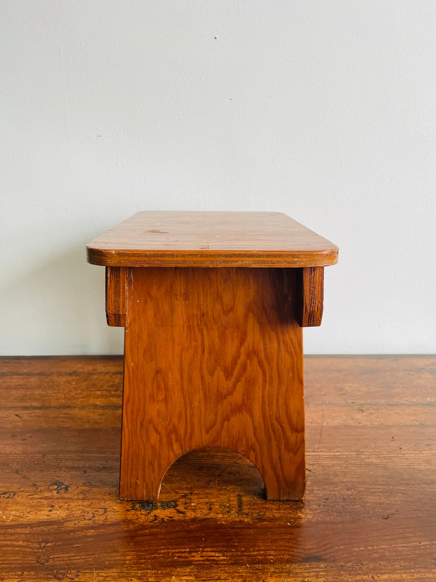 Mini Wooden Footstool - Step, Seat, or Plant Stand!