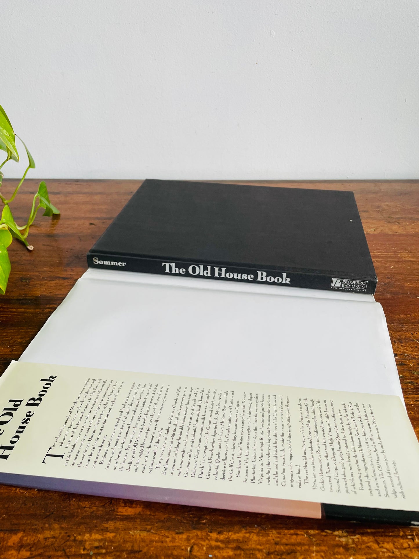 Vintage The Old Houses Book Hardcover Coffee Table Book by Robin Langley Sommer (1999)