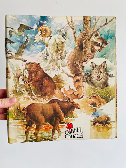 Oxford 3-Ring Binder - Oh Canada with Canadian Wild Animal Graphics