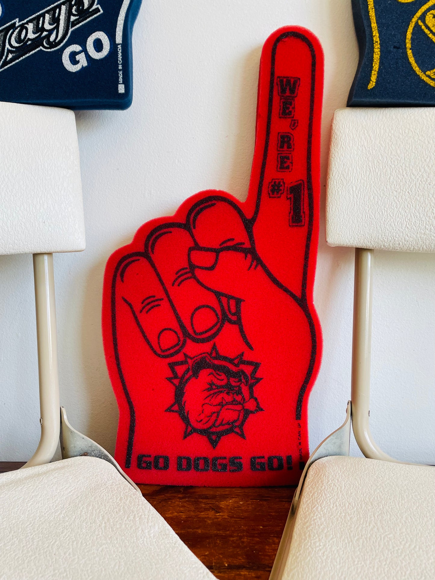 Go Dogs Go We're # 1 - Brantford Bulldogs Giant Foam Finger Hand