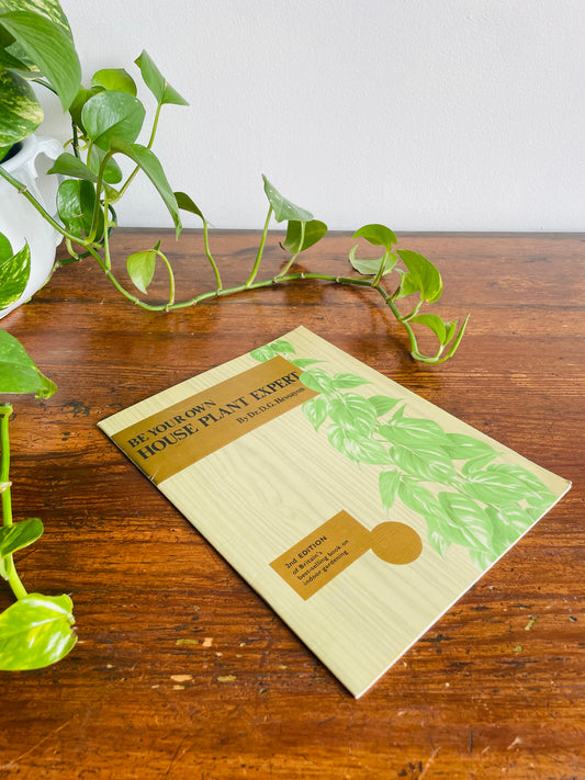 Be Your Own House Plant Expert Book by Dr. D.G. Hessayon (1975)