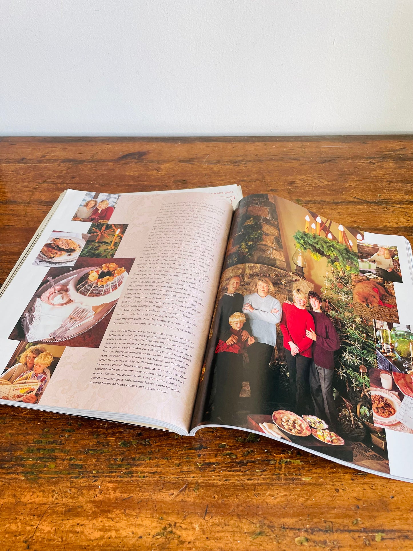 Vintage Collection of Martha Stewart Living Christmas Magazines - December 1998 & 2002  - Set of 2