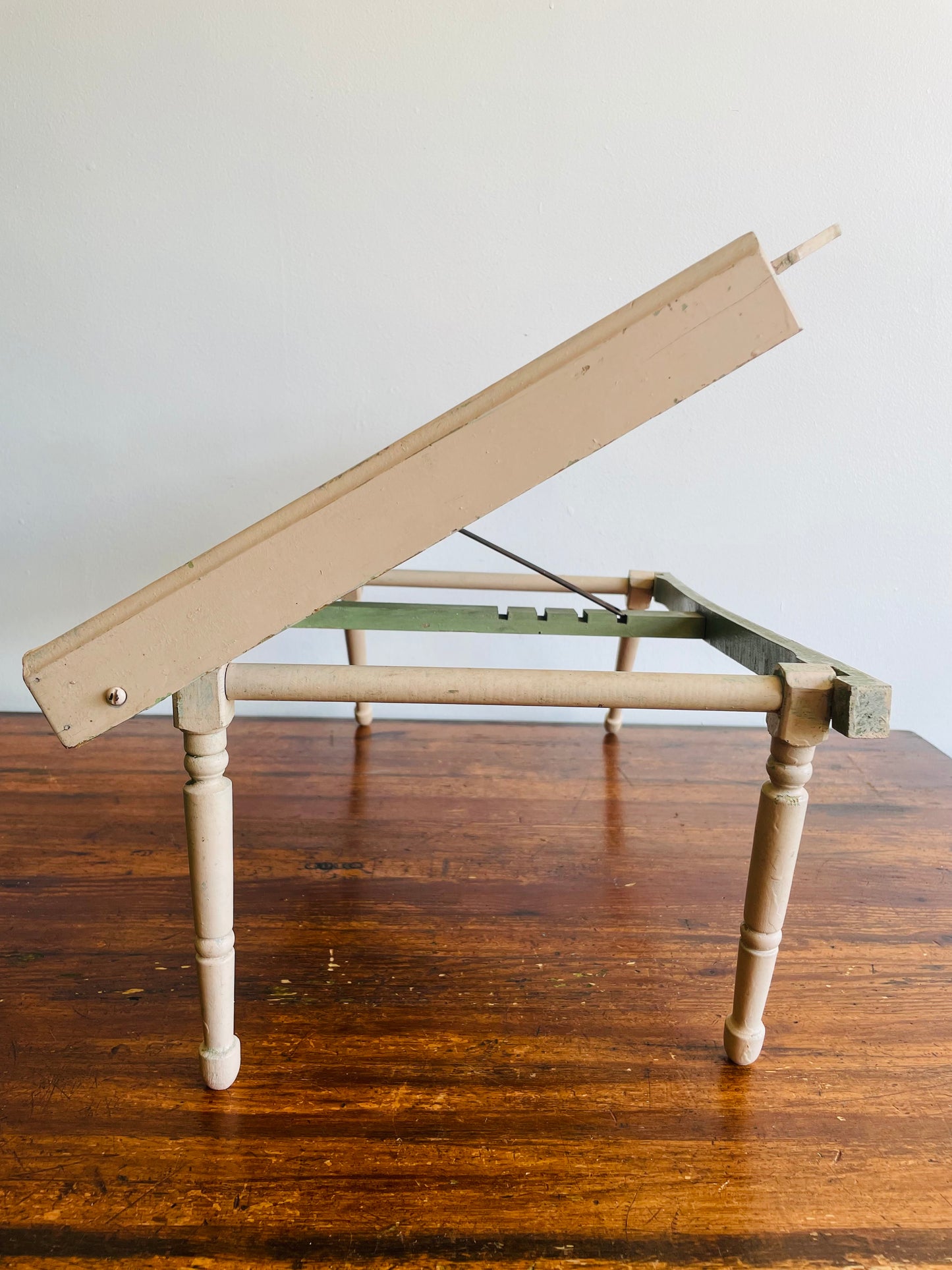 1940s General Wood Products Company The Golden Rule Line Folding Lap Desk or Easel Tray with 5 Adjustable Settings - Made in Cedarburg Wisconsin