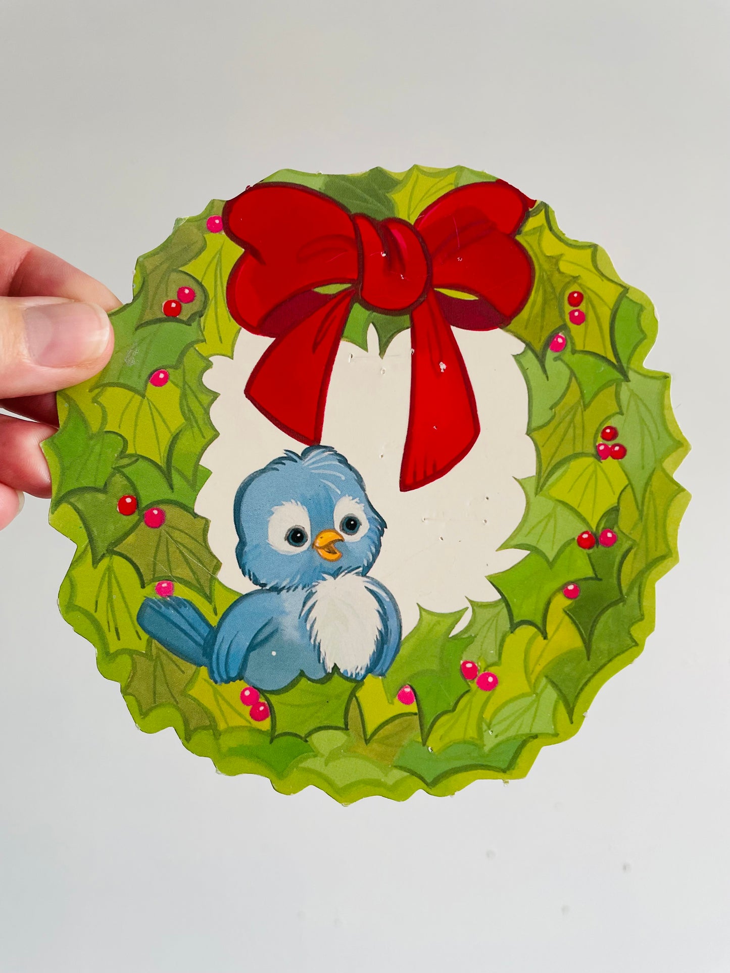 Vintage Collection of Small Christmas Cardboard Cutouts - Set of 12 - Eureka Christmas Punch-Outs