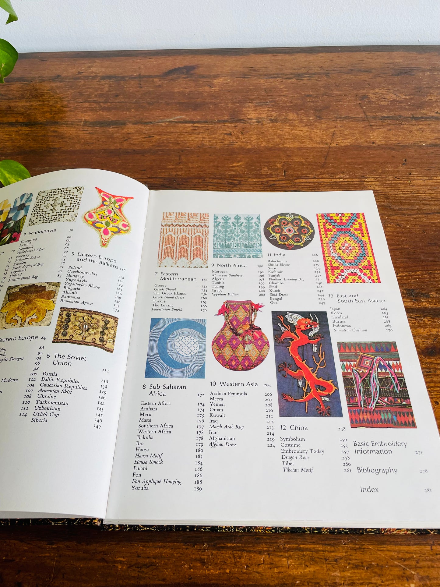 Embroidery: Traditional Designs, Techniques And Patterns From All Over The World Hardcover Book by Mary Gostelow (1982)