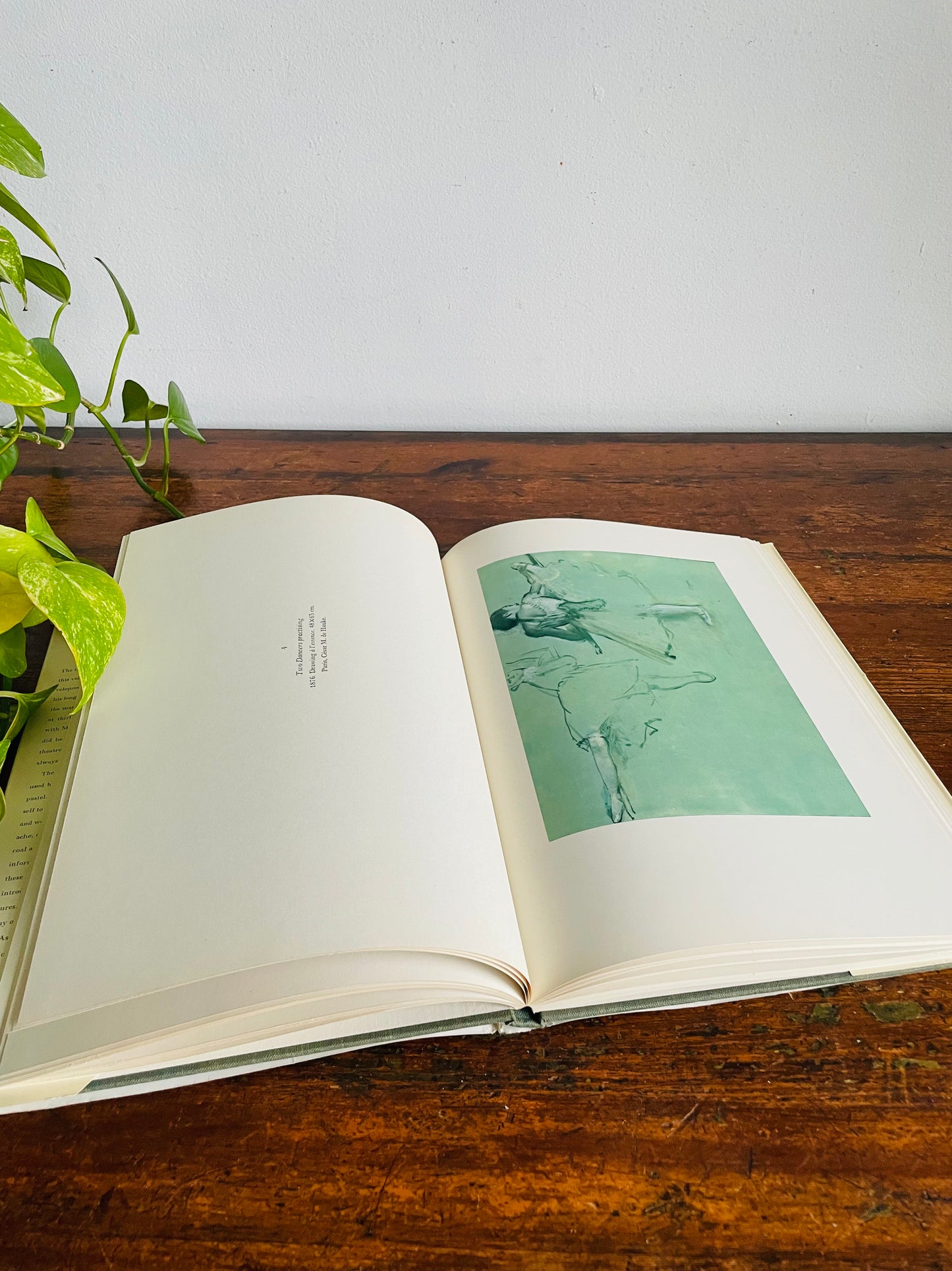 Vintage Pastels by Edgar Degas Hardcover Art Book with 32 Plates in Colour (1953)