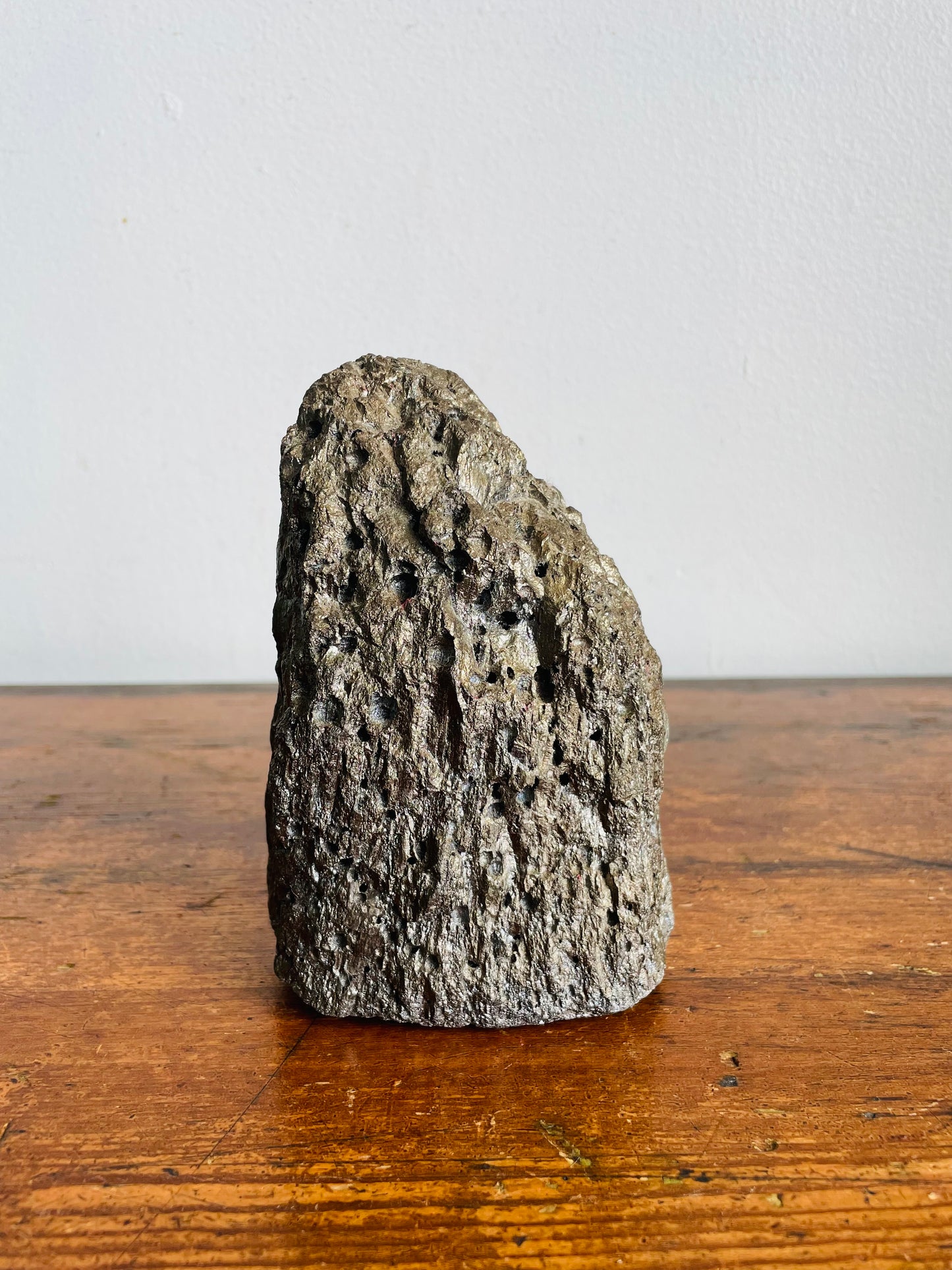 Vintage Large & Heavy 3.97 Pound Metallic Rock - Geology Specimen