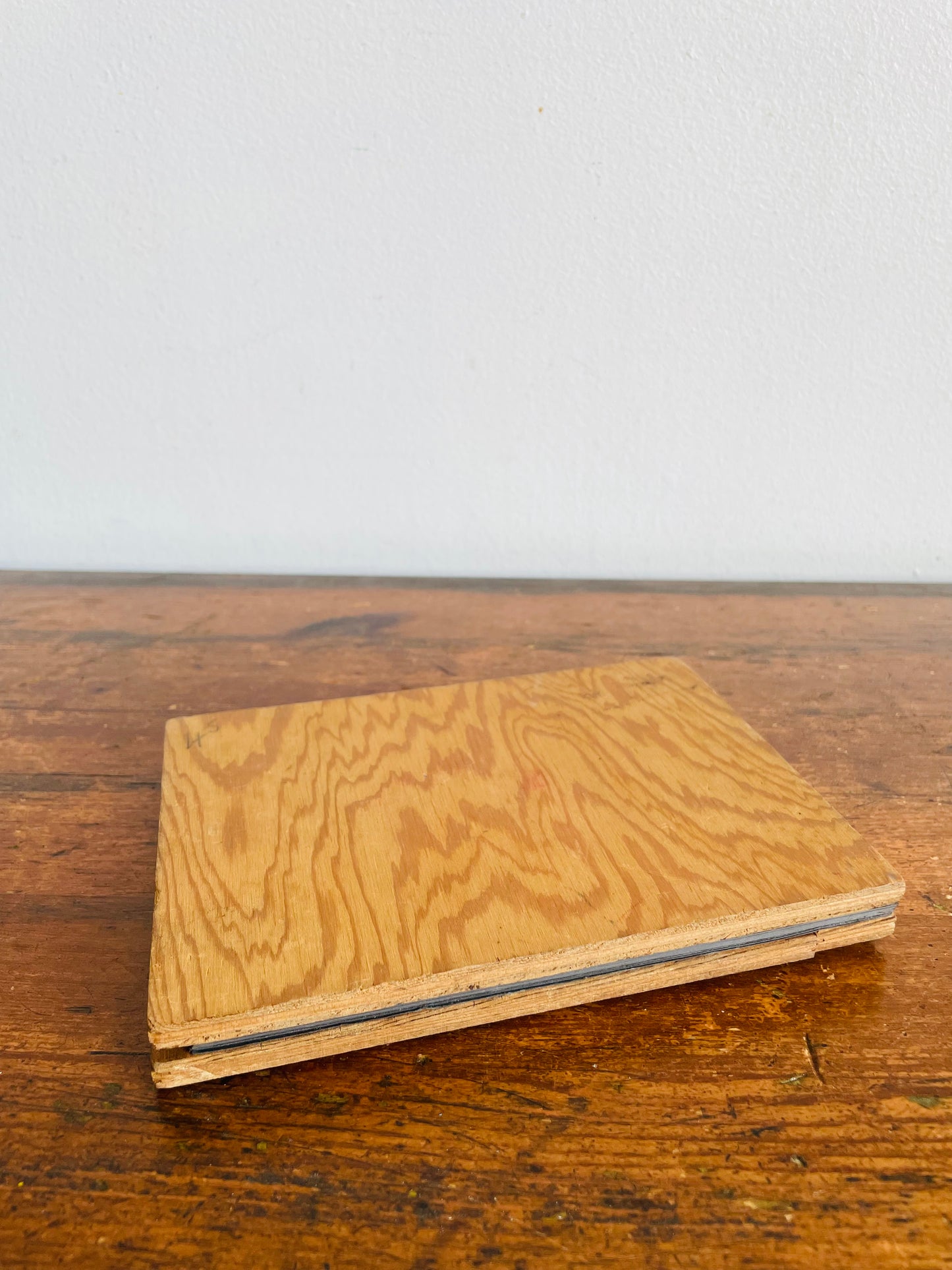 Vintage Wood Photo Album with Unused Black Blank Pages Inside - Snapshots - Souvenir from Bala, Ontario