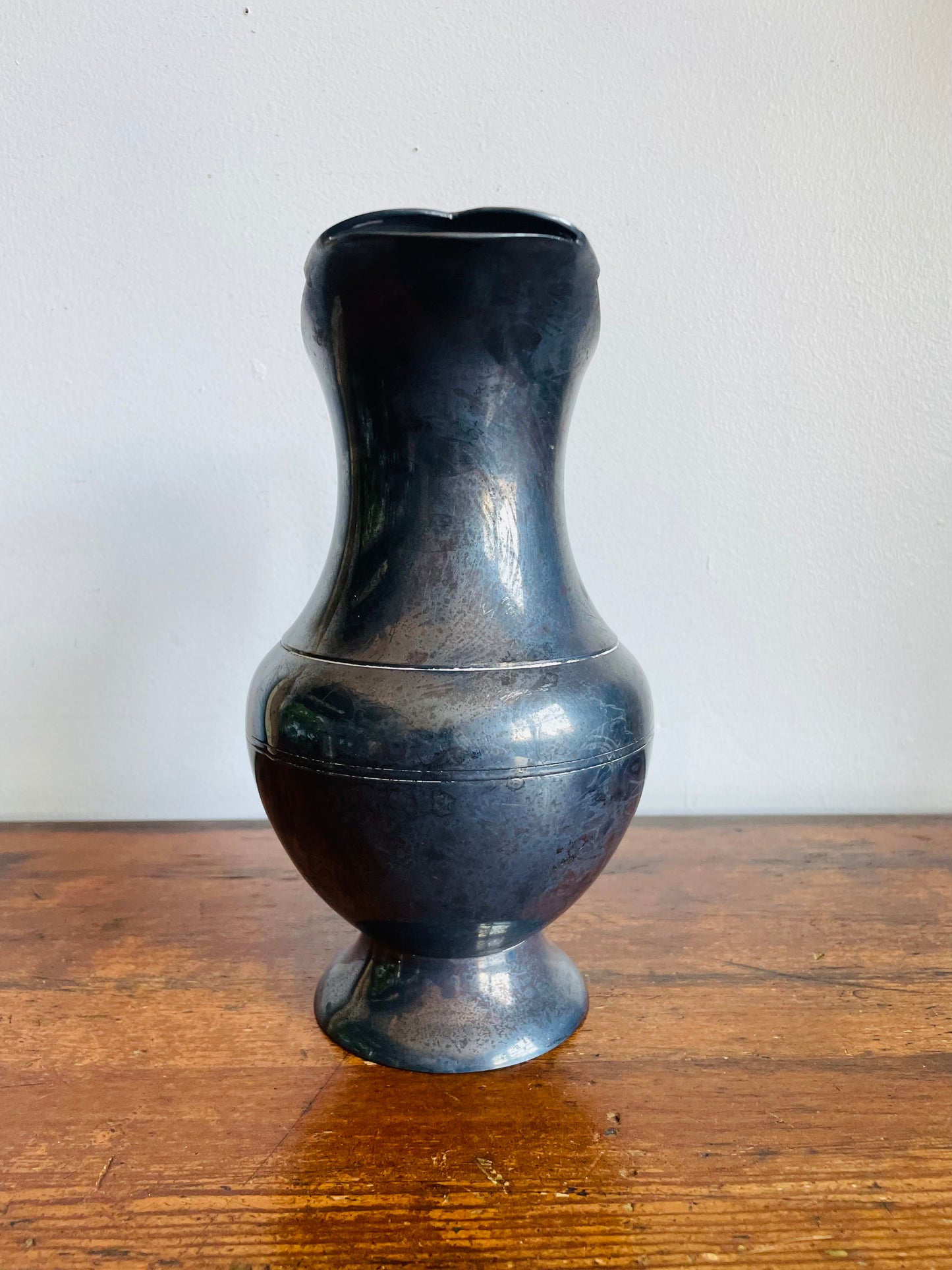 Vintage Silver-Plated Pitcher Carafe Jug or Vase