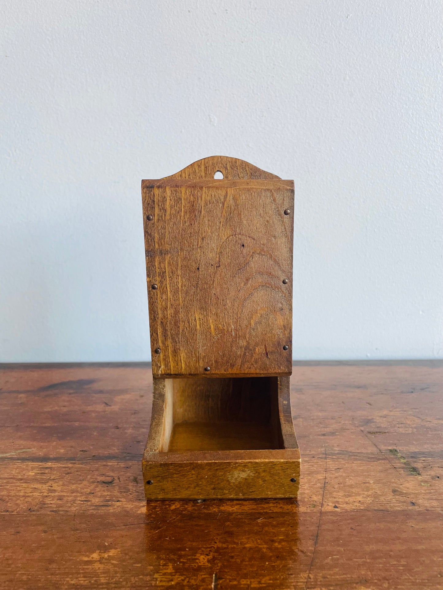 Wood Wall Mount or Standing Matchstick Holder - Made in Japan