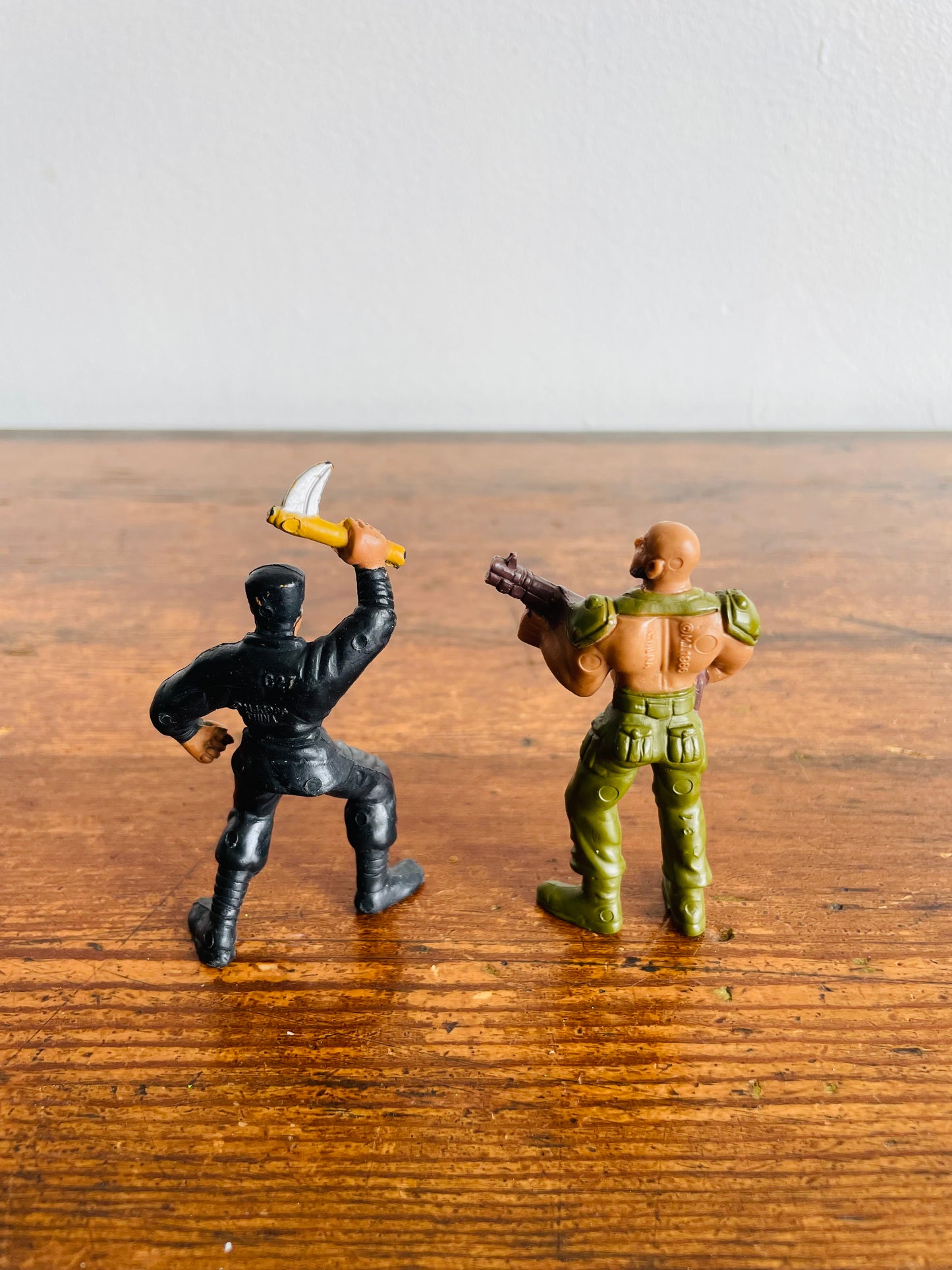 1986 Mattel GUTS! Action Figures - Jungle Fighters Squad & Aikido Squad - Set of 2