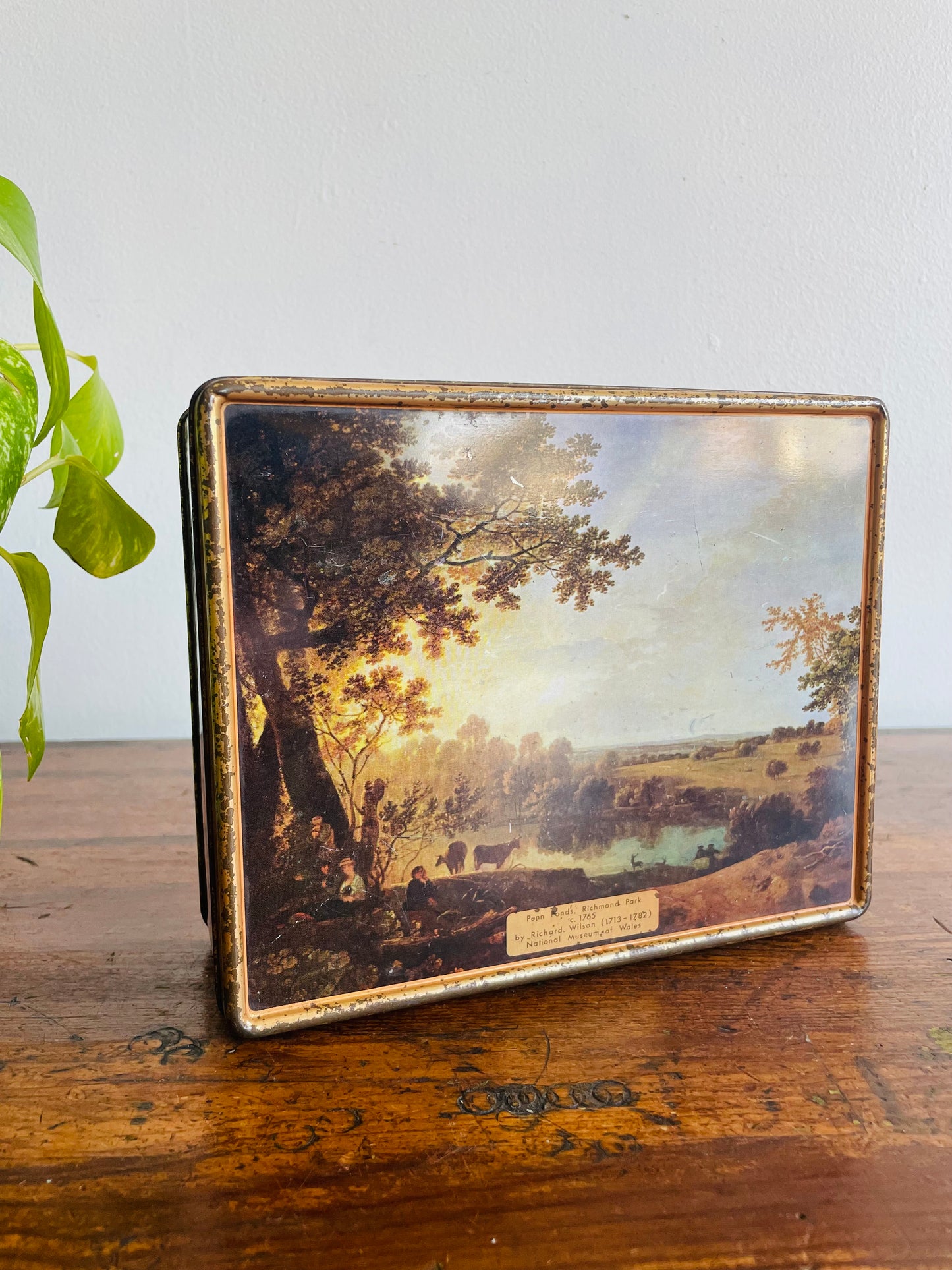 Penn Ponds Richmond Park by Richard Wilson Tin Container with Lid - National Museum of Wales